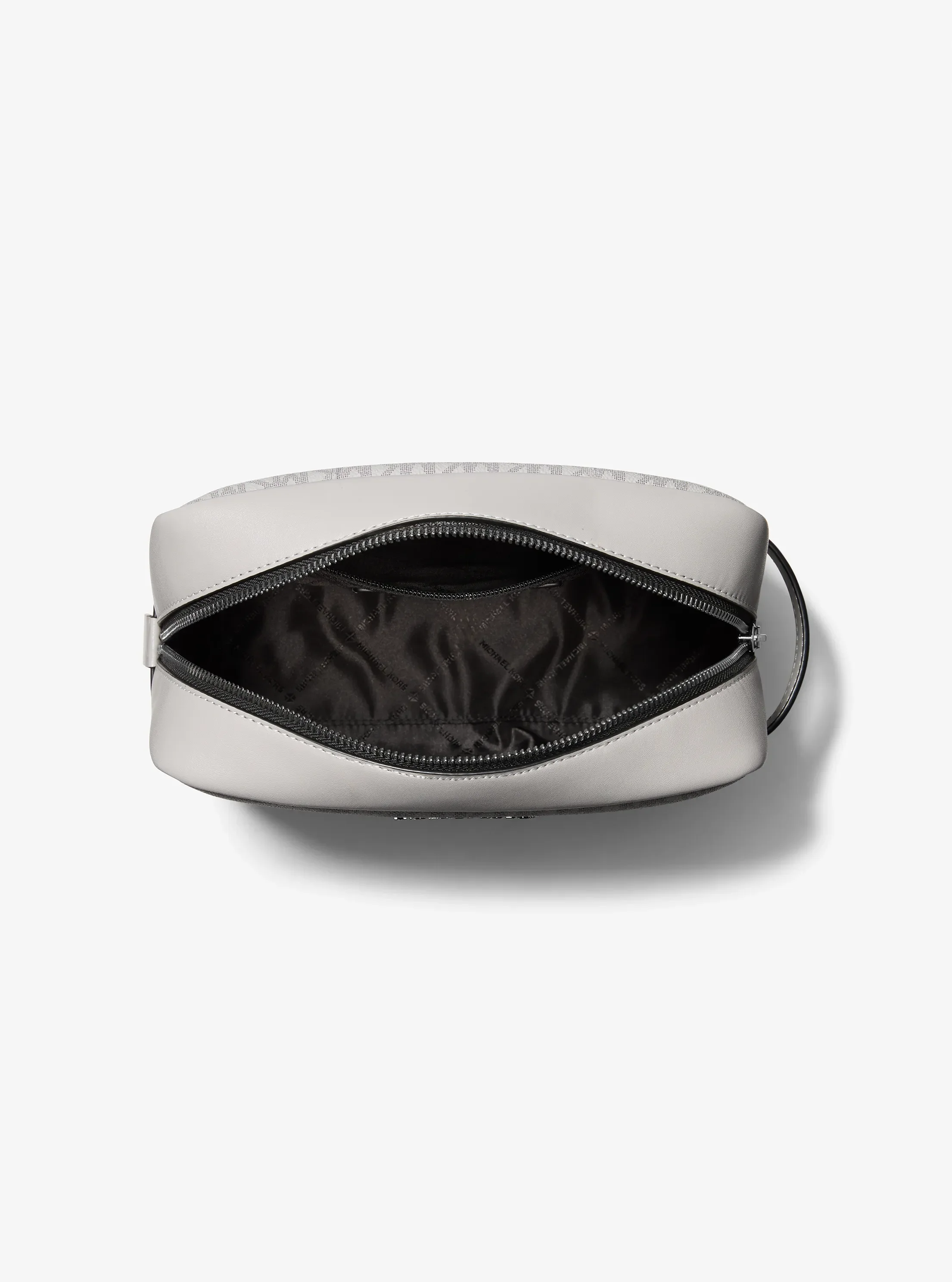 Мужские сумки Michael Kors Hudson Signature Logo Travel Kit, цвет: Nickel — фото 2