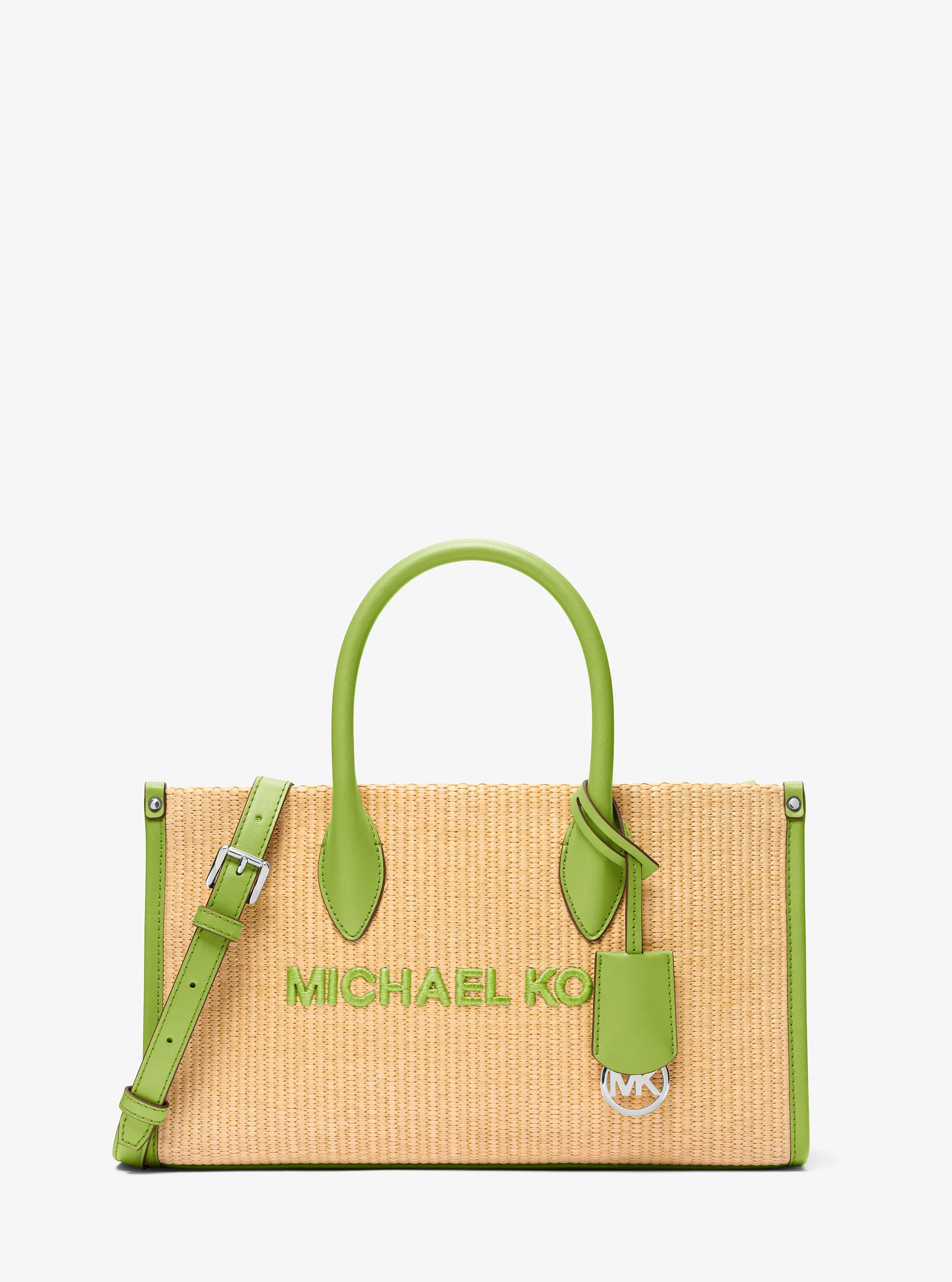 Michael Kors Mirella Medium Woven Satchel