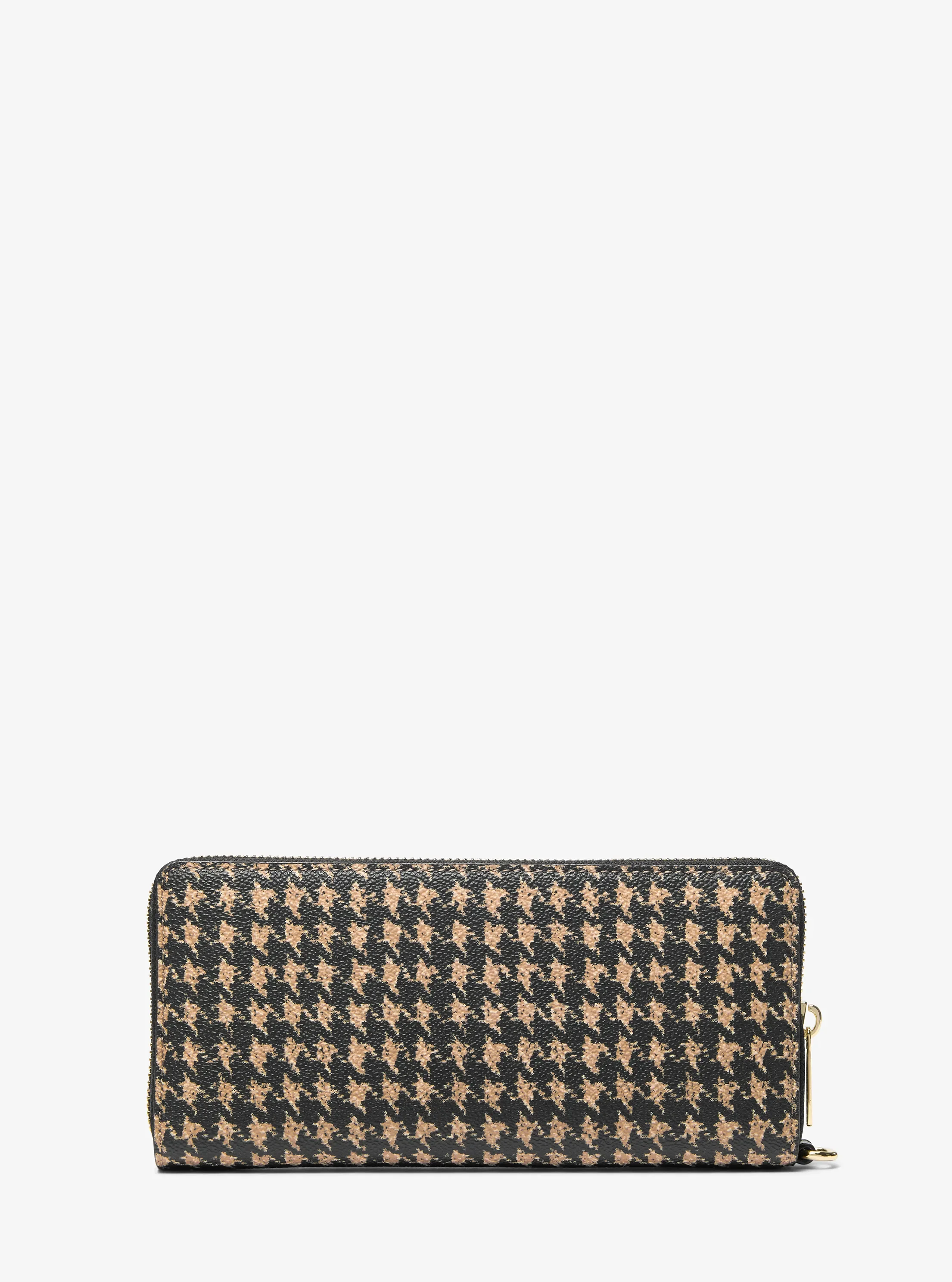Michael Kors Jet Set Travel Houndstooth Print Continental Wristlet — фото 3