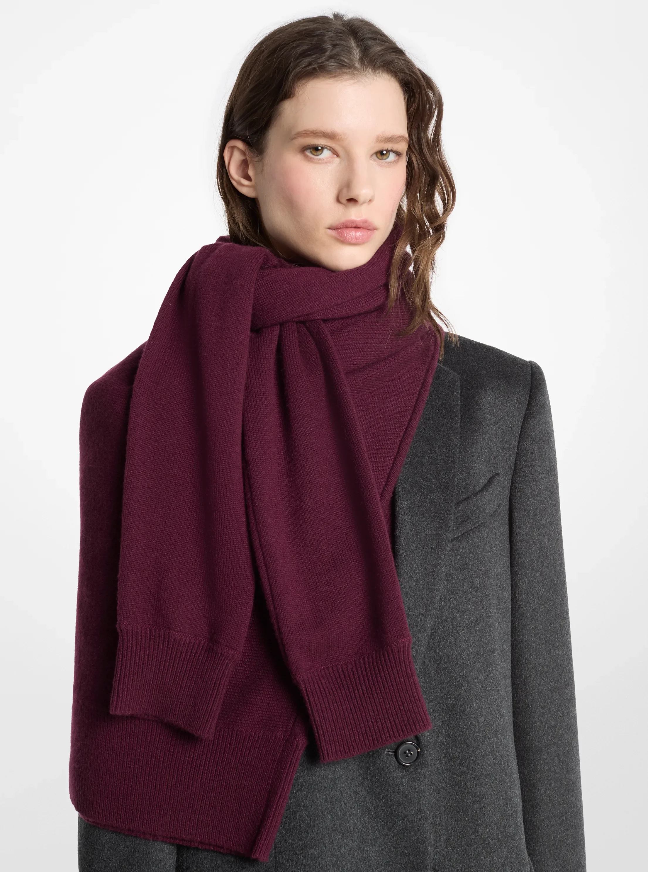Женские свитеры Michael Kors Cashmere Sweater Scarf
