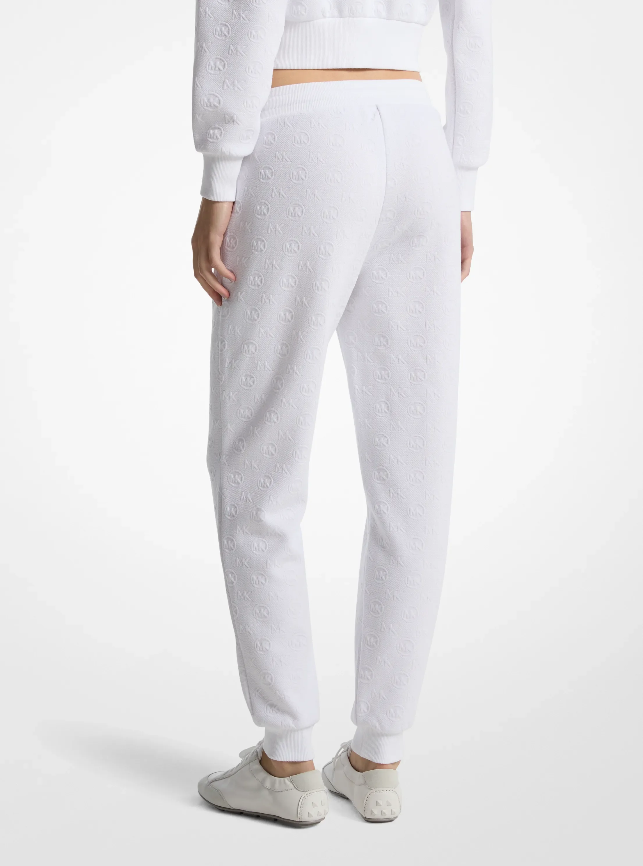 Брюки Michael Kors Logo Jacquard Joggers — фото 2
