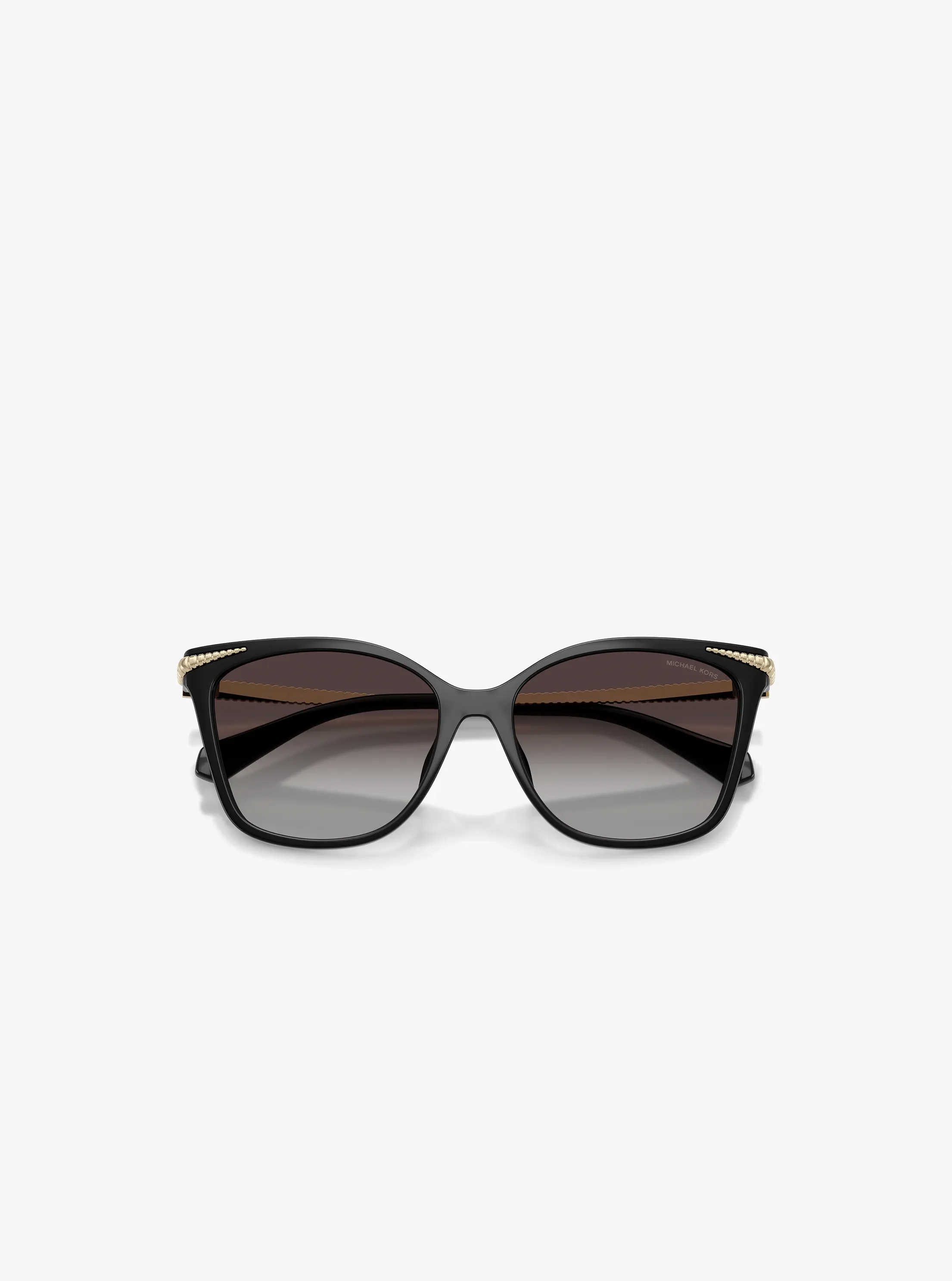 Женские солнцезащитные очки Michael Kors Andermatt Sunglasses, цвет: Чёрный — фото 5