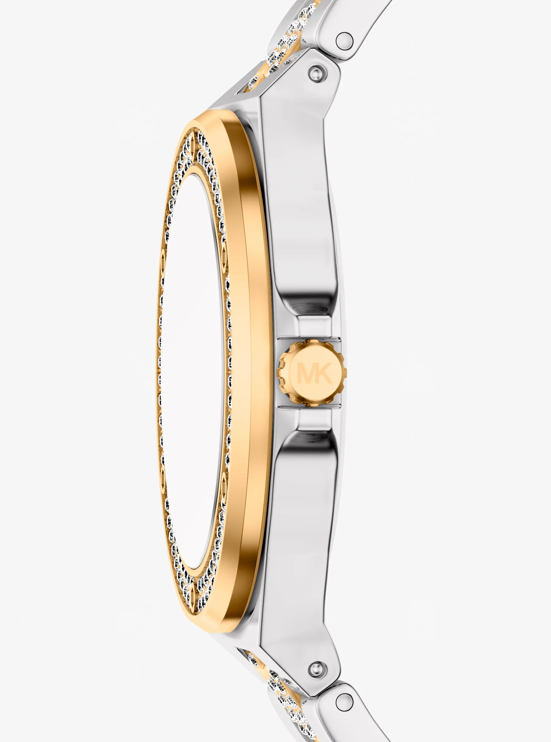 Часы Michael Kors Lennox Pavé Two-Tone Watch, цвет: Двухцветный — фото 2