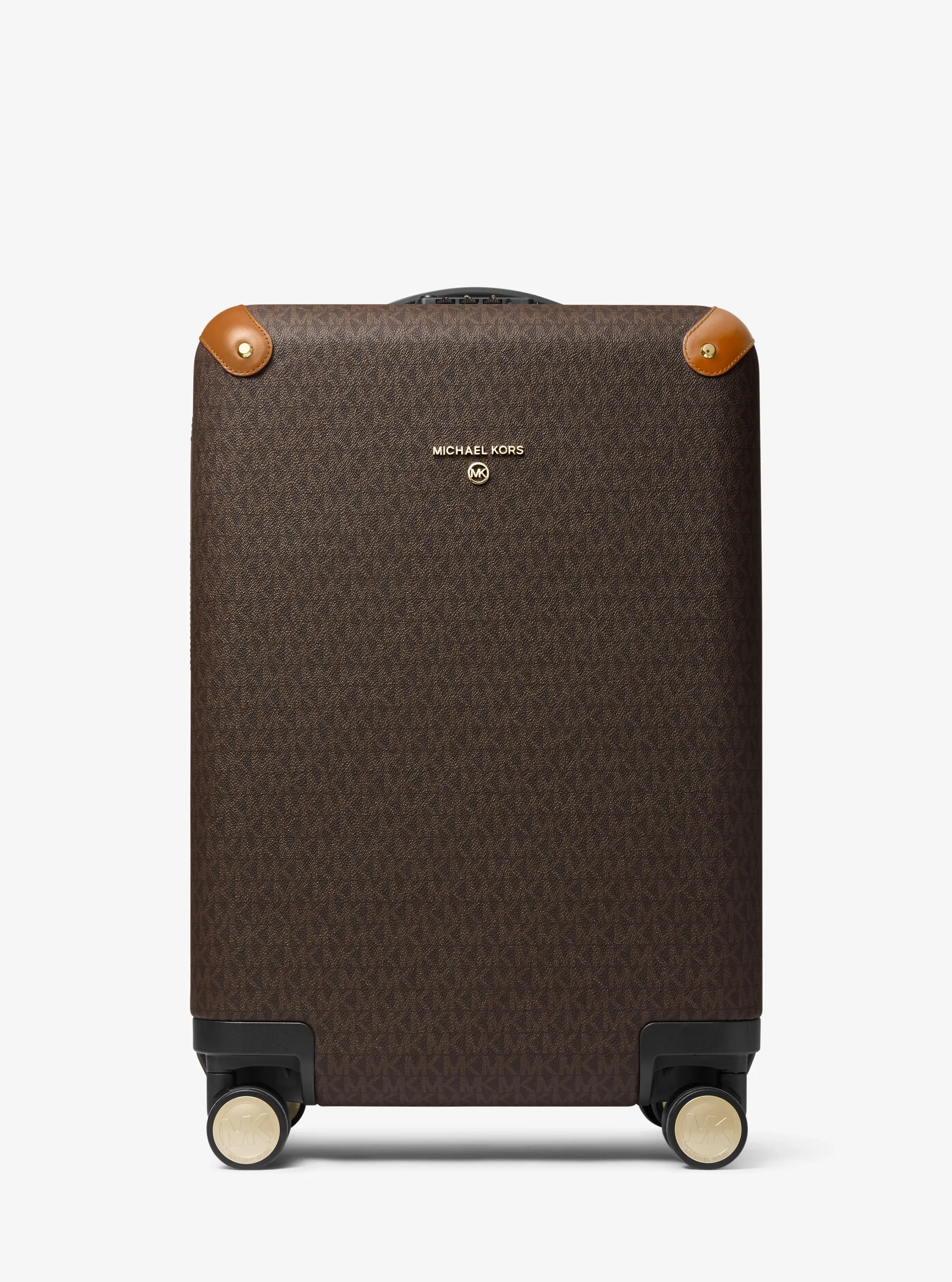Женский чемодан Michael Kors Logo Suitcase, цвет: Коричневый