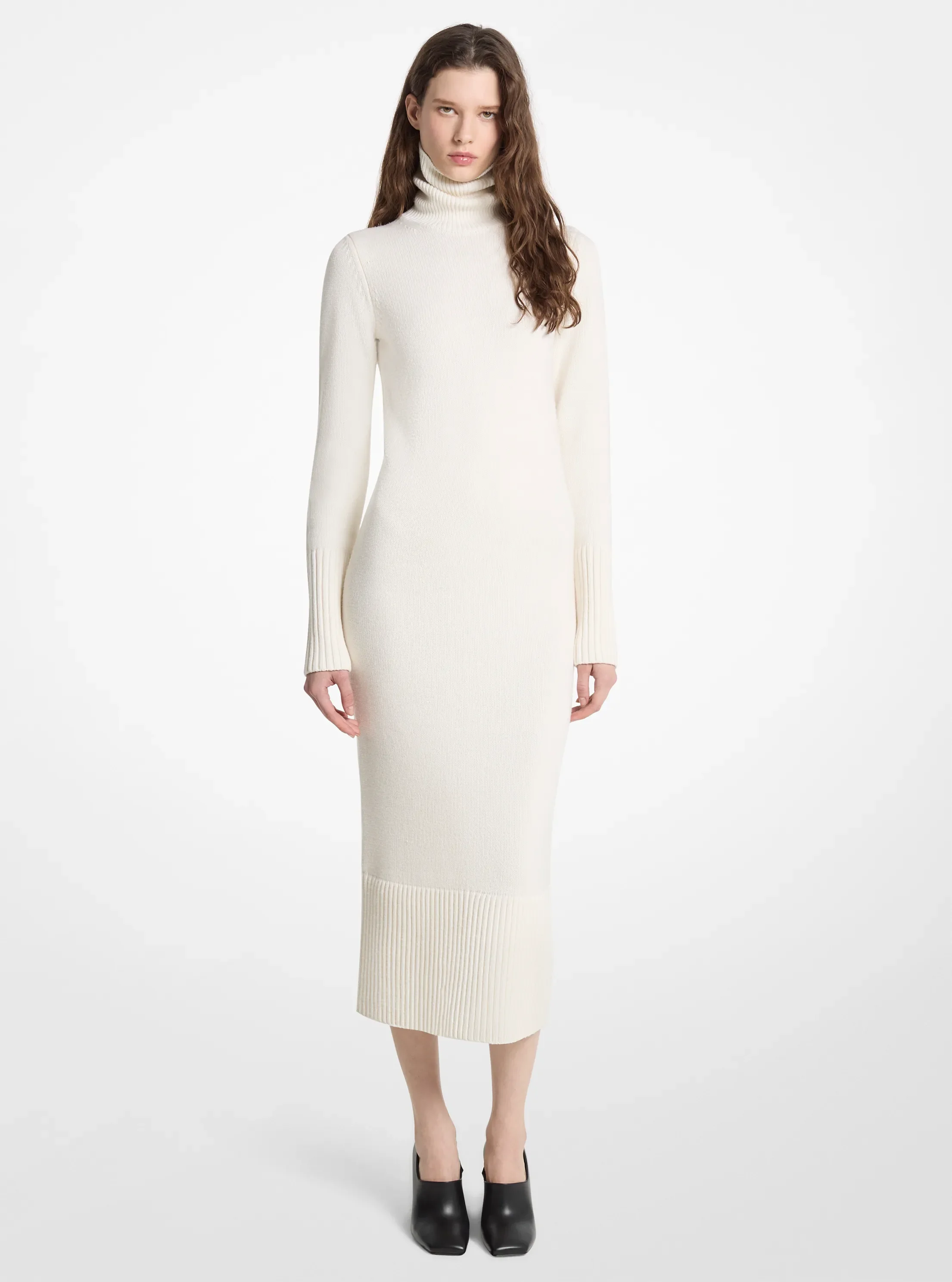 Michael Kors Wool Turtleneck Dress