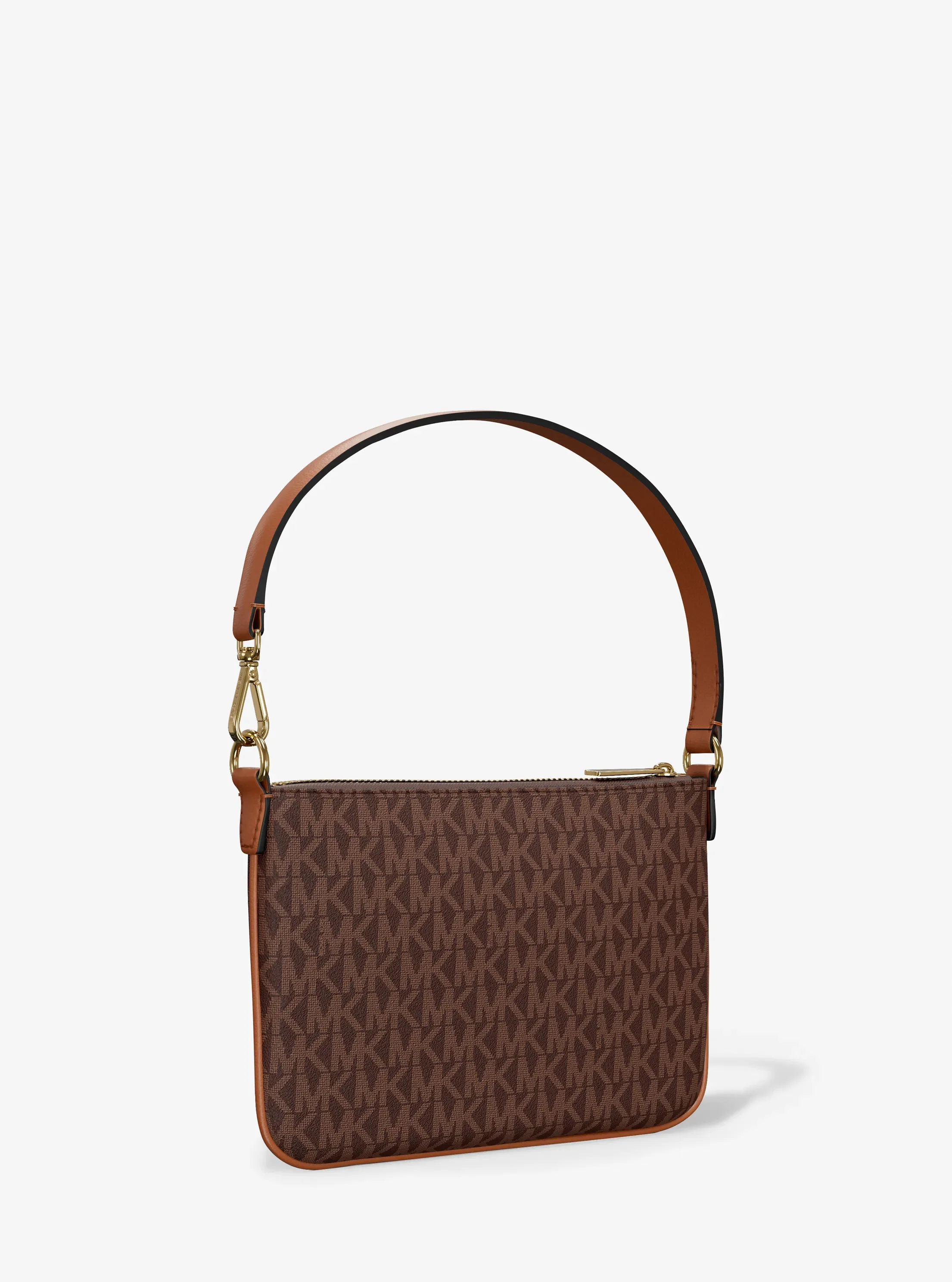 Сумки Michael Kors Jet Set Small Signature Logo Convertible Wristlet — фото 4