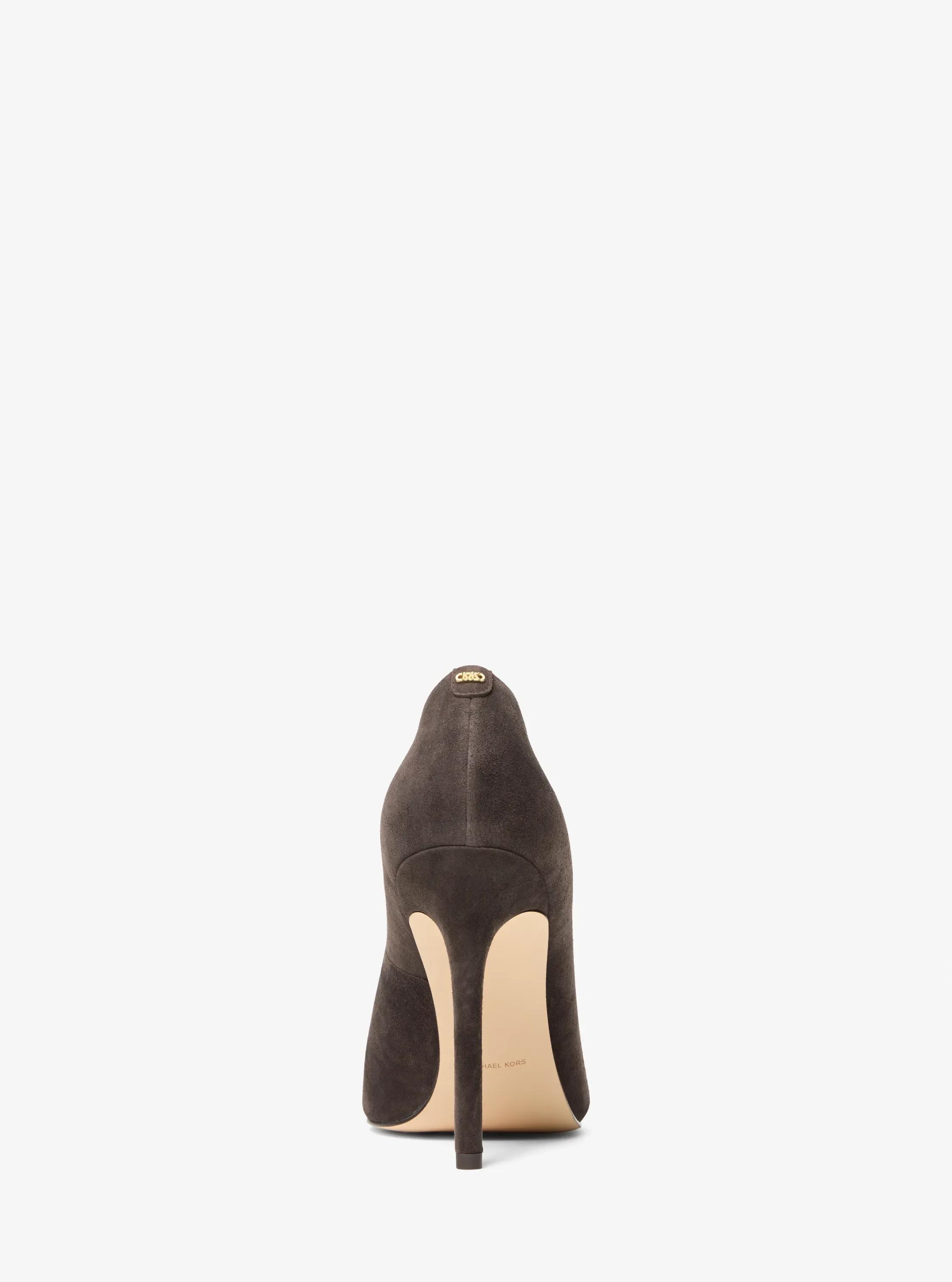 Женские туфли Michael Kors Elyse Suede Pump, цвет: Шоколадный — фото 3