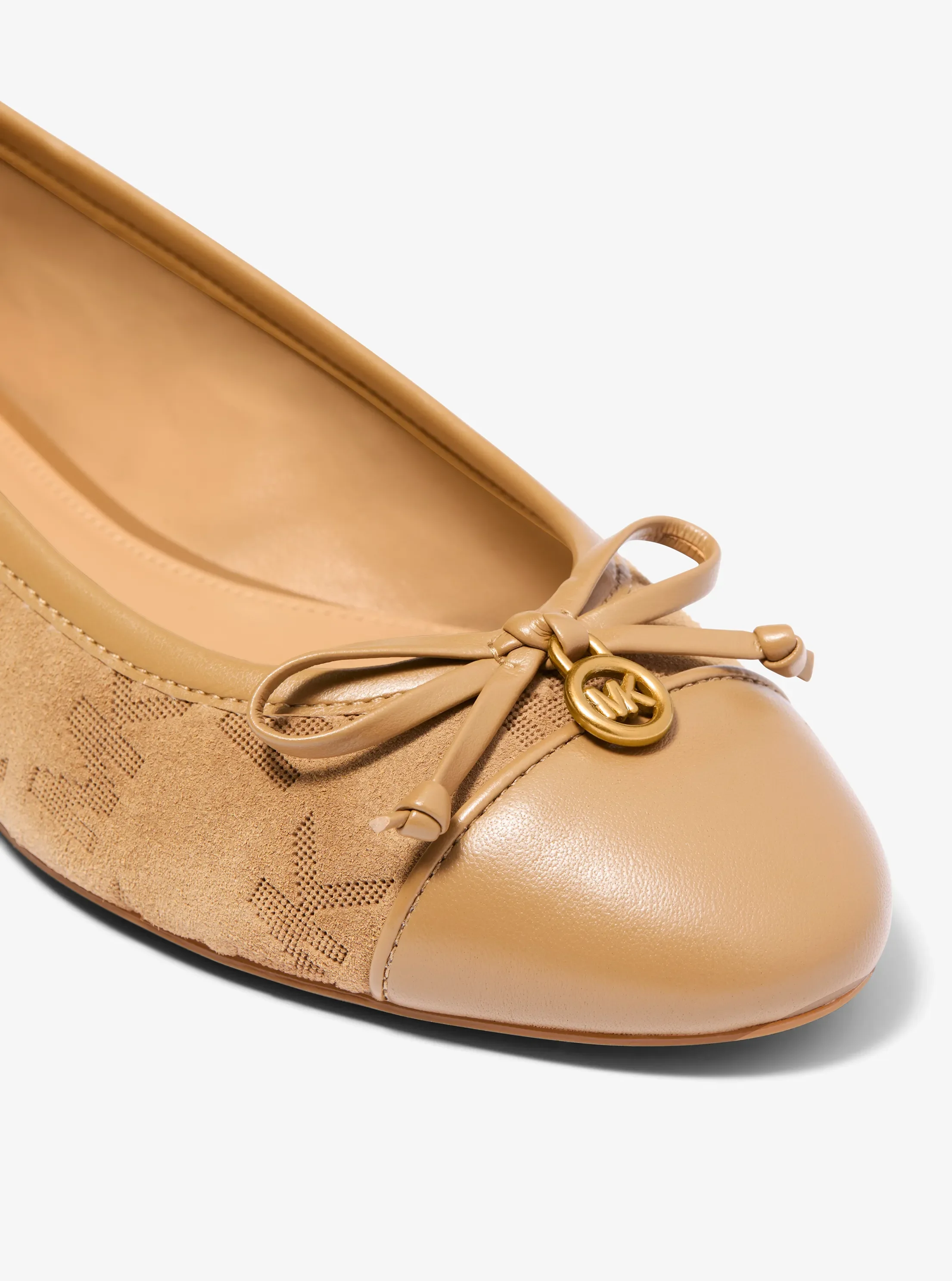 Женская обувь Michael Kors Piper Flex Logo Stitched Suede, цвет: Хаки — фото 5