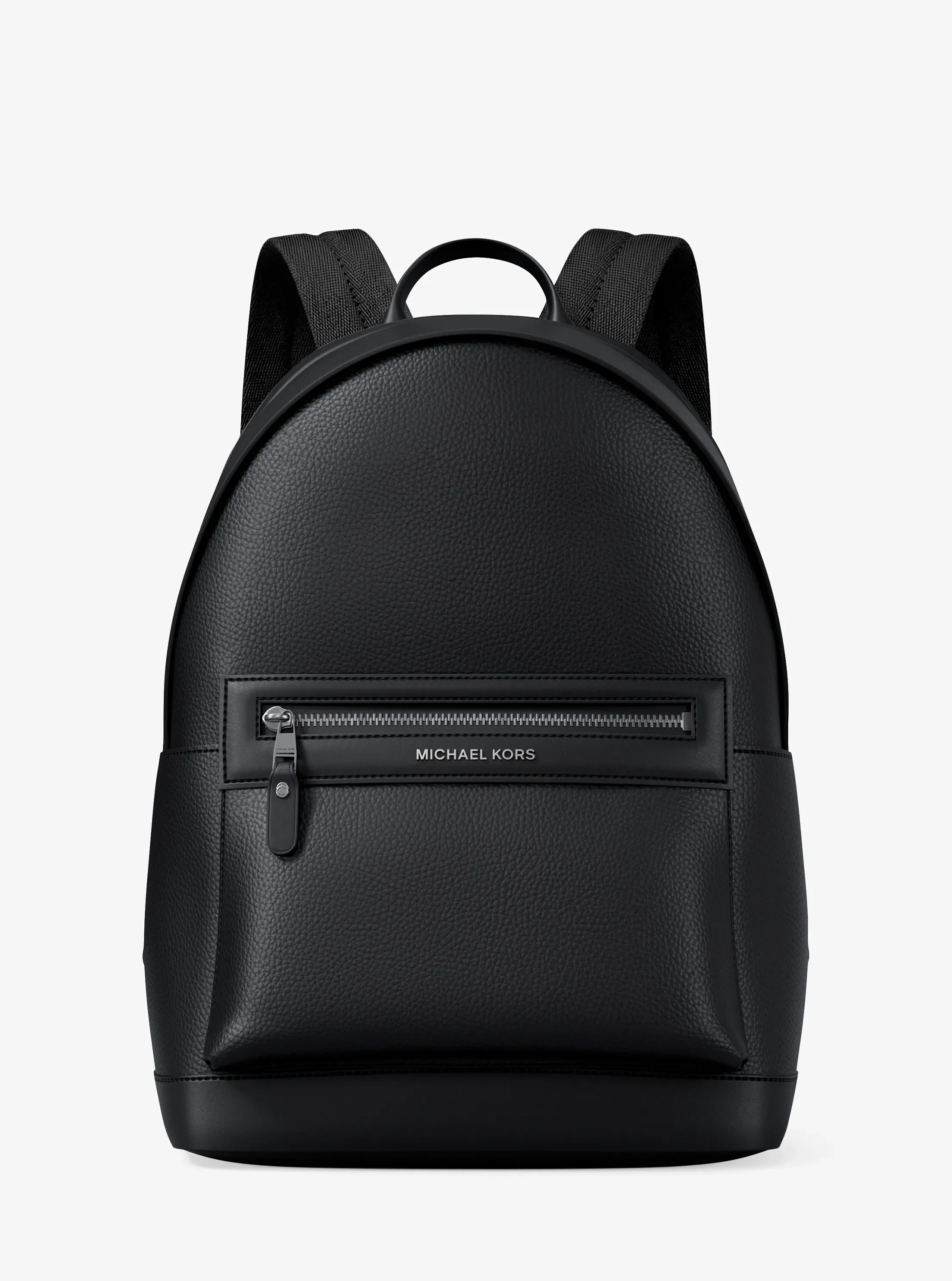 Мужской рюкзак Michael Kors Jet Set Pebbled Leather, цвет: Чёрный