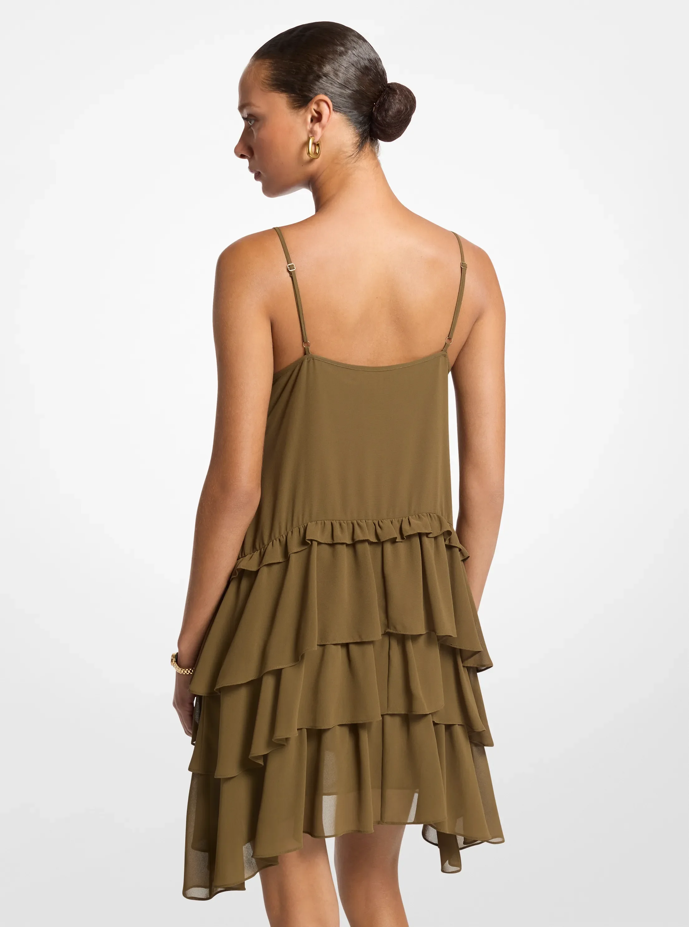Женские платья Michael Kors Georgette High-Low Tank Dress — фото 2