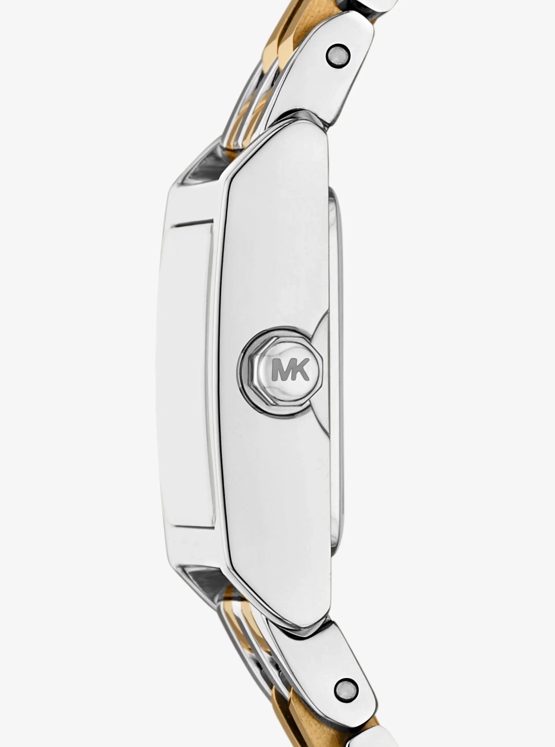 Женские часы Michael Kors Micro Georgie Two-Tone Watch — фото 2