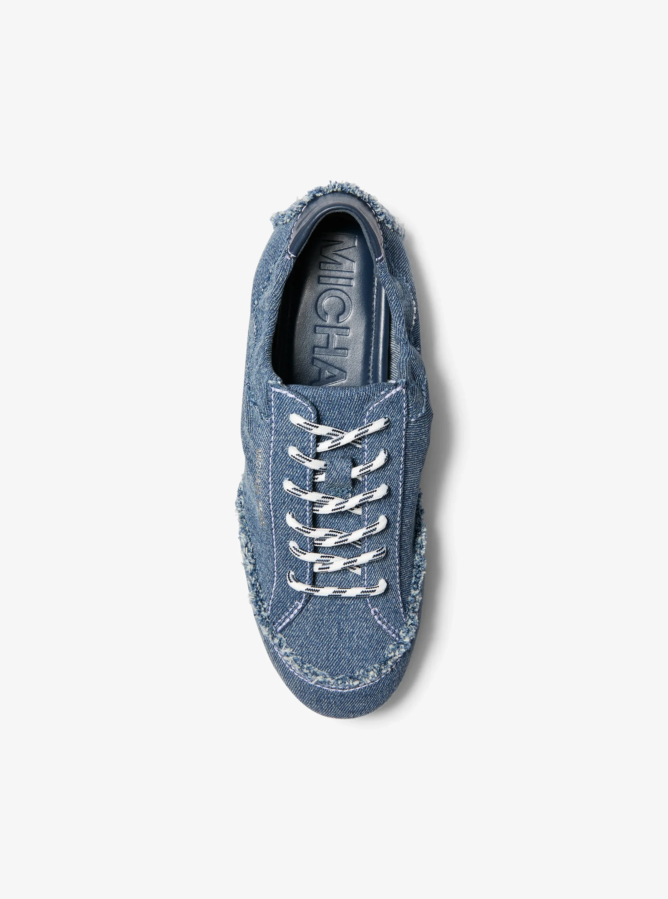 Кроссовки Michael Kors Susie Denim Trainer, цвет: Dk Vt Bluwsh — фото 4