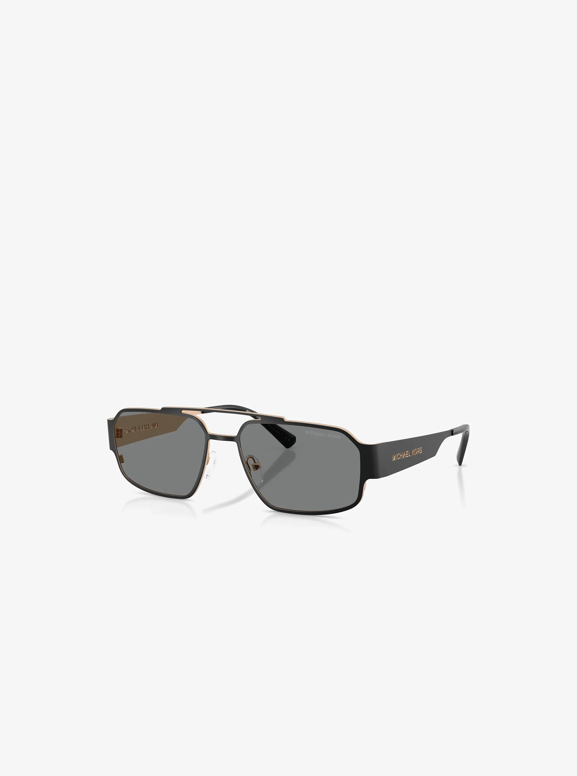 Женские солнцезащитные очки Michael Kors Cape Town Sunglasses, цвет: Чёрный — фото 2