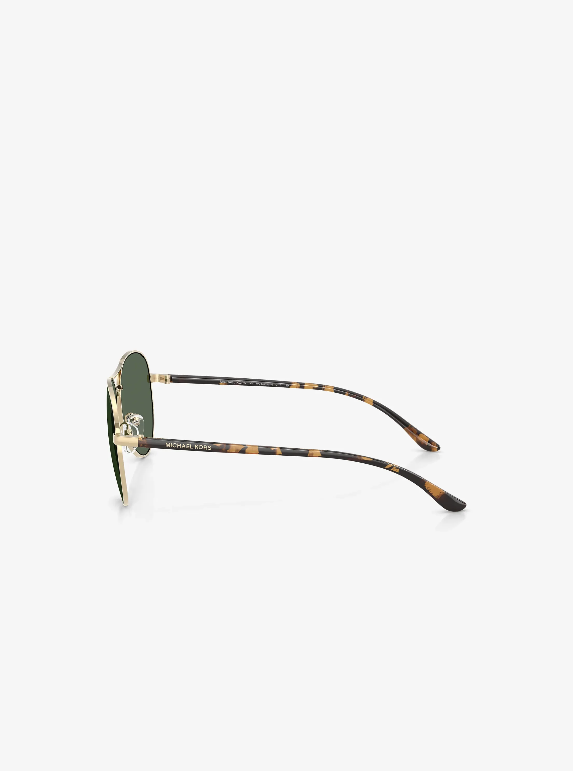 Солнцезащитные очки Michael Kors Jodhpur Sunglasses, цвет: Золотой — фото 3