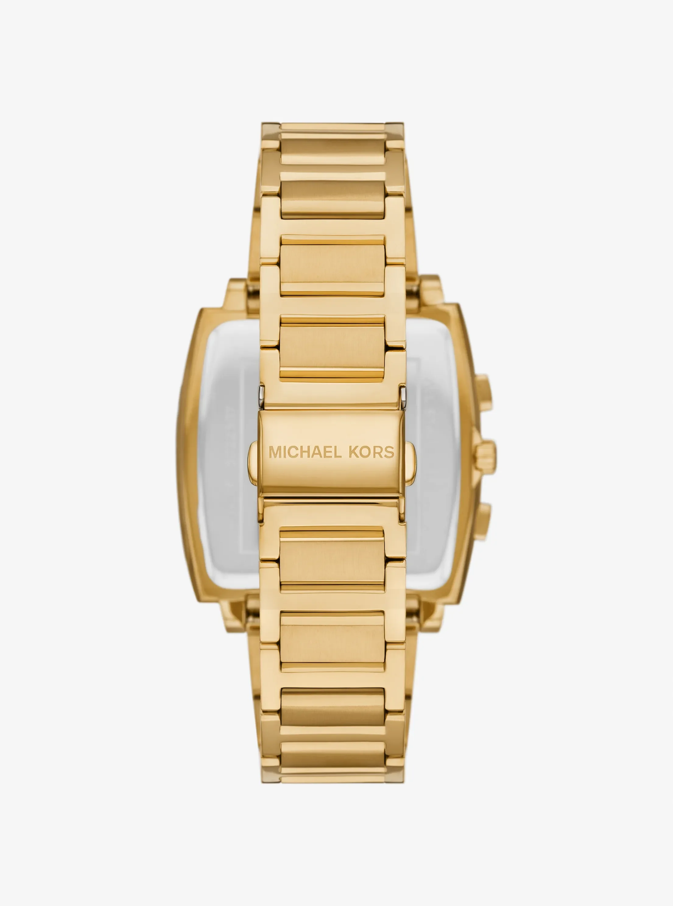 Мужские часы Michael Kors Oversized Rhys Gold-Tone Watch, цвет: Золотой — фото 3