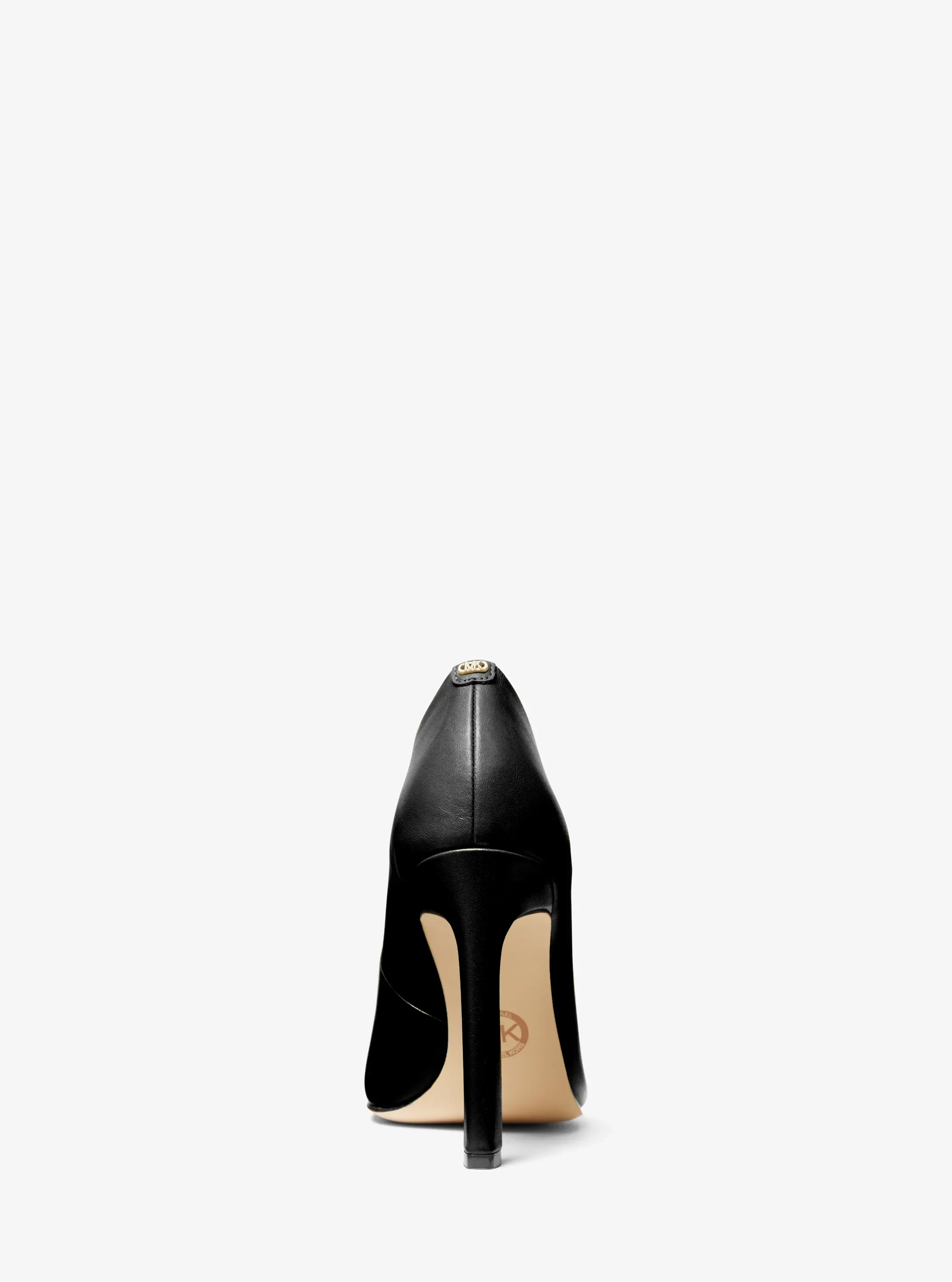 Женские туфли Michael Kors Amara Leather Pump, цвет: Чёрный — фото 3