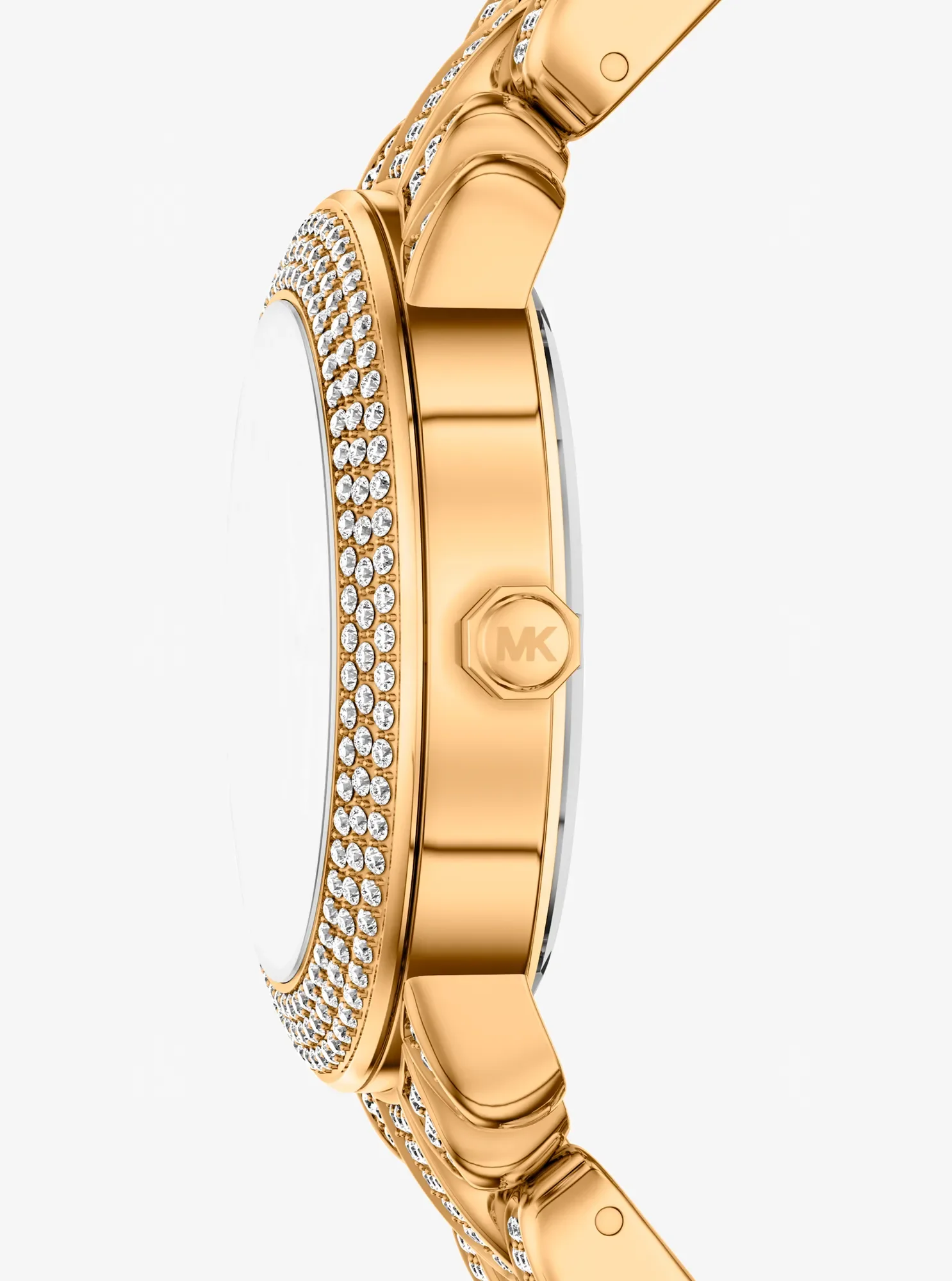 Женские часы Michael Kors Pavé Phoebe Gold-Tone Watch, цвет: Золотой — фото 2