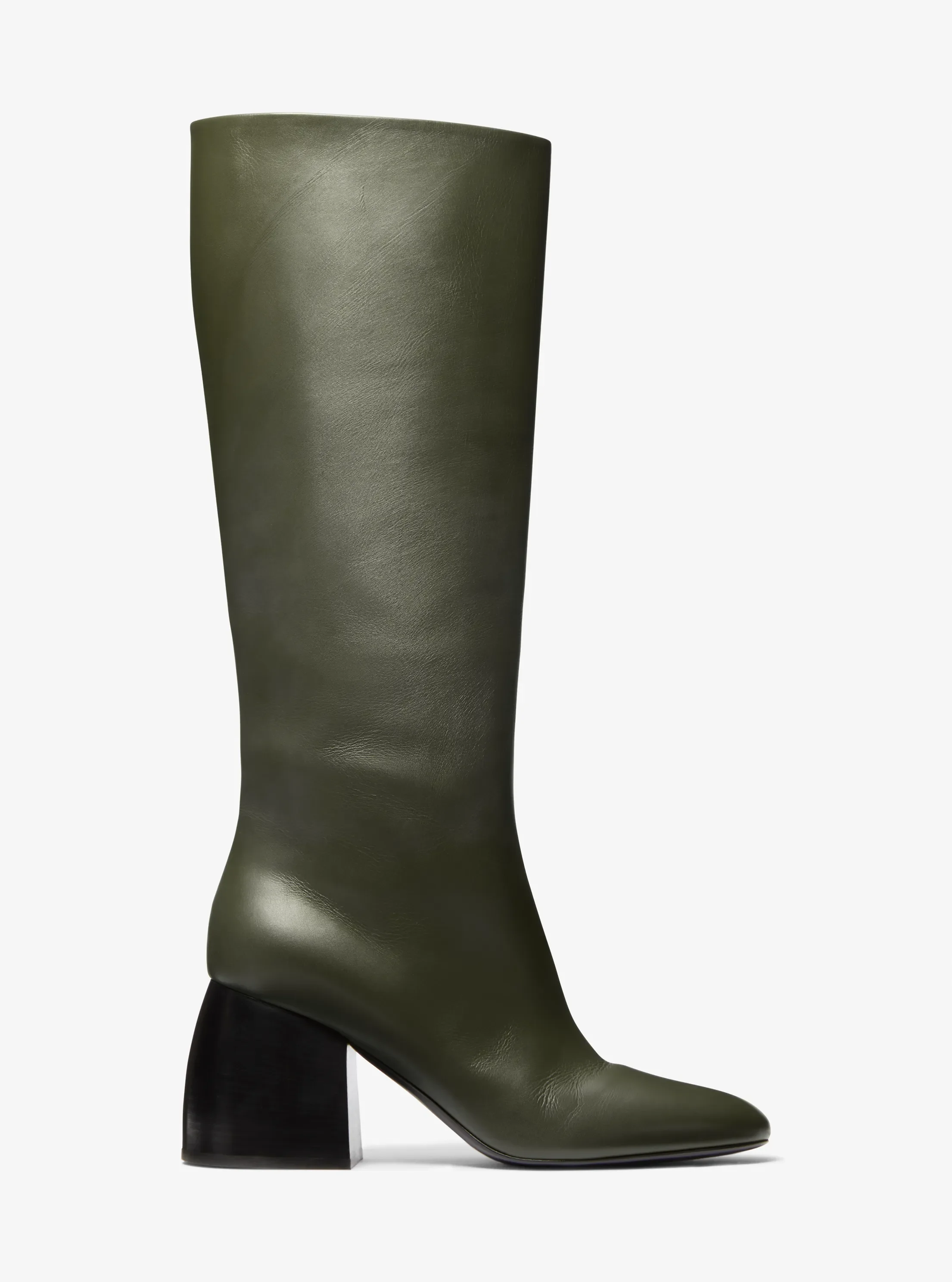 Ботинки Michael Kors Kaitlin Leather Riding Boot, цвет: Зелёный — фото 2