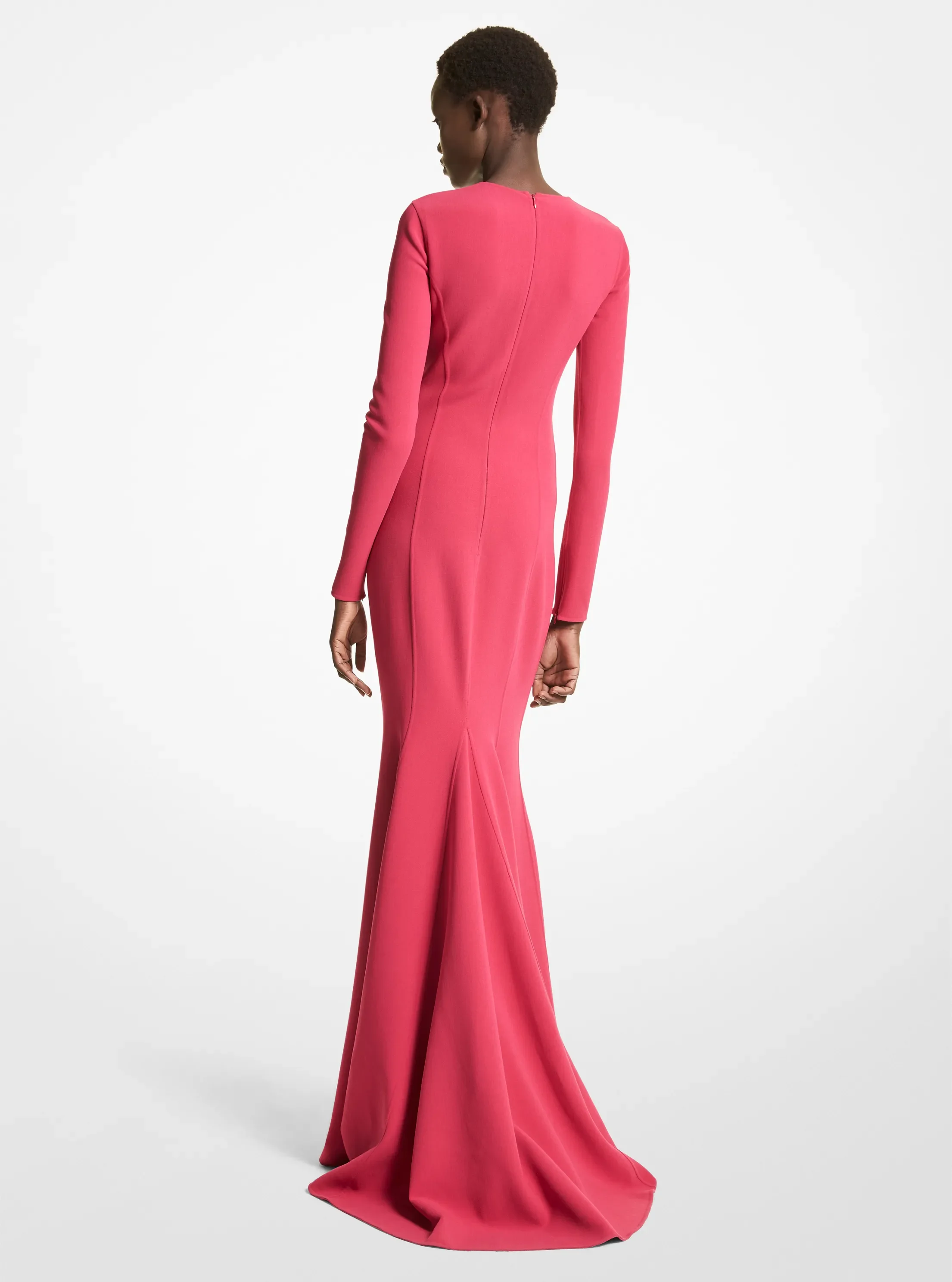 Michael Kors Stretch Wool Fishtail Gown — фото 2