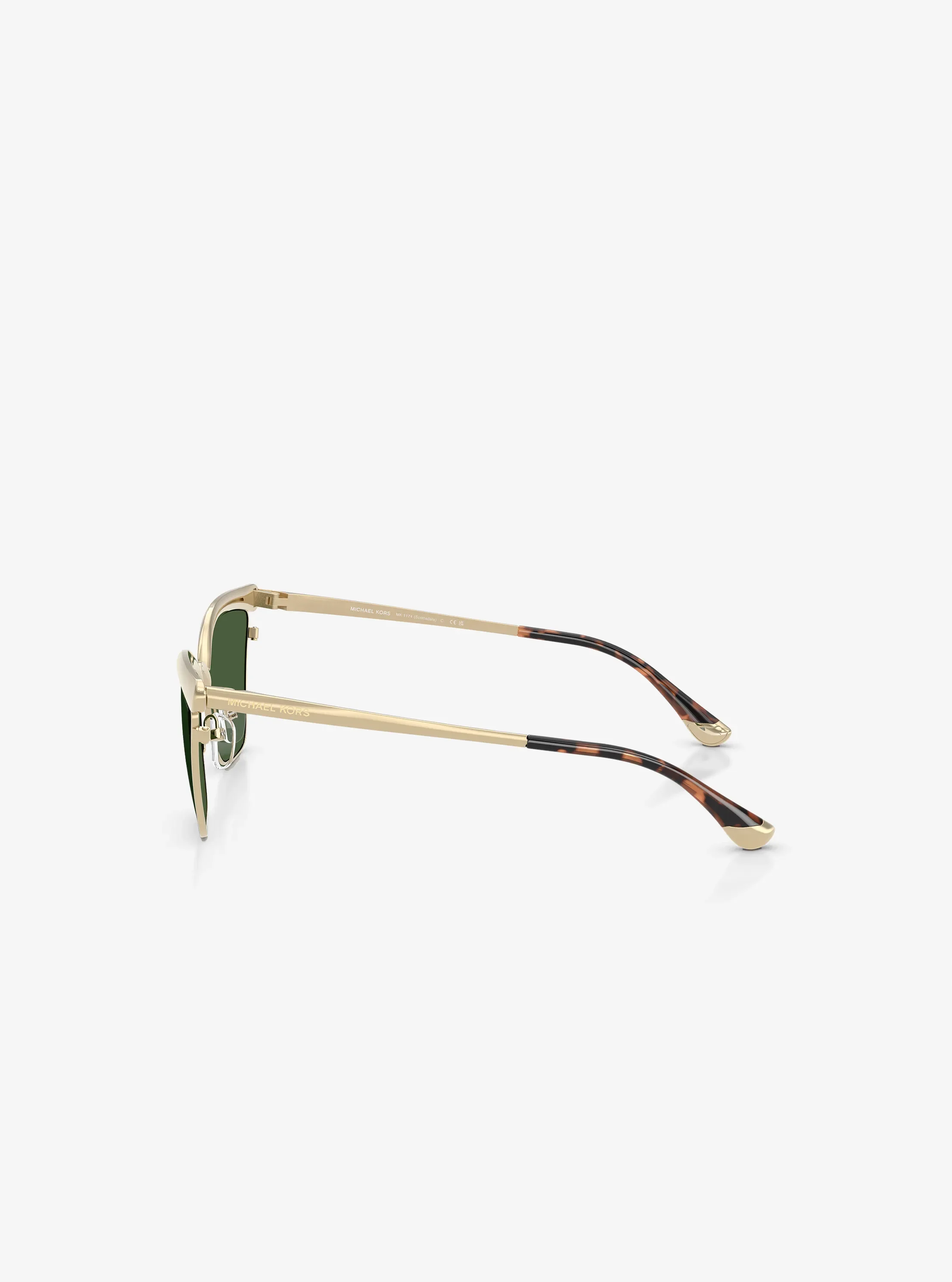 Солнцезащитные очки Michael Kors Scottsdale Sunglasses, цвет: Зелёный — фото 3