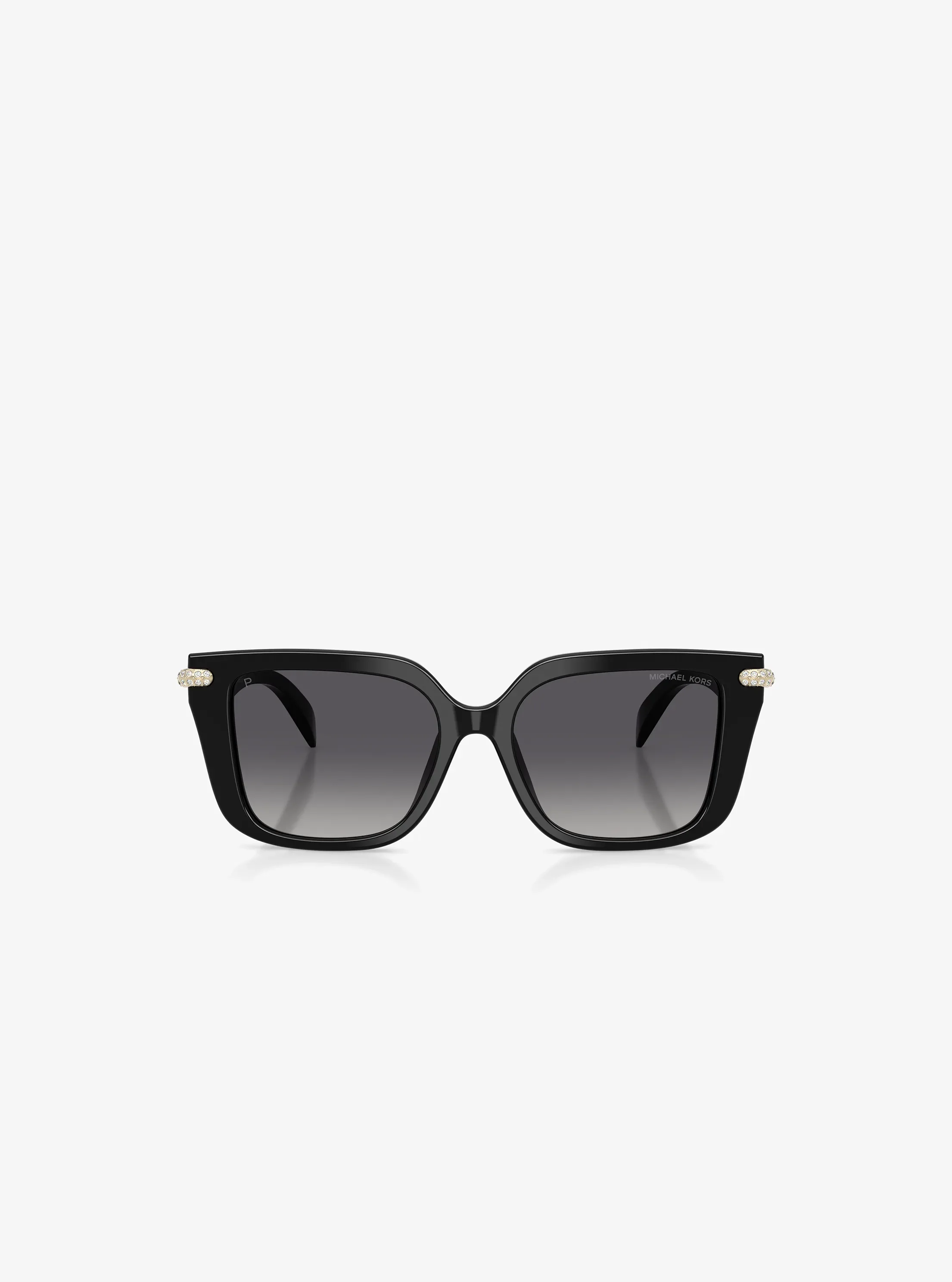Женские солнцезащитные очки Michael Kors Santo Domingo Sunglasses, цвет: Чёрный