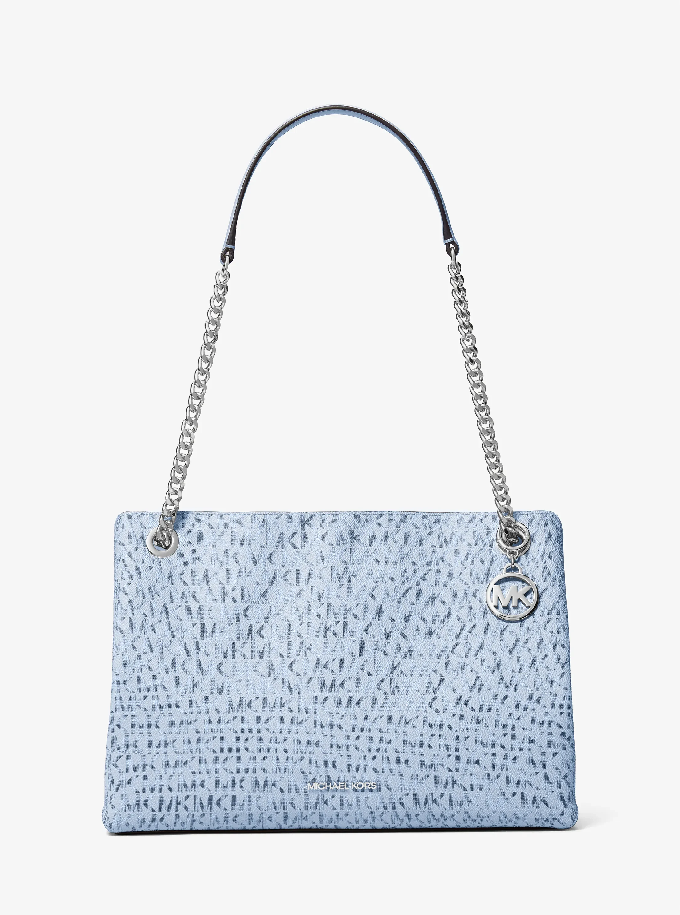 Michael Kors Christina Medium Signature Logo Shoulder Bag
