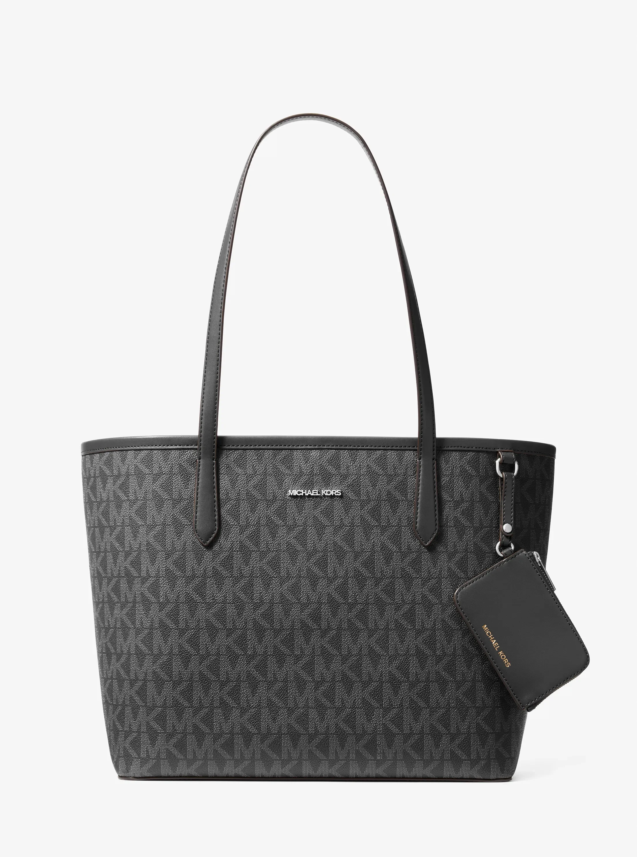 Сумка Michael Kors Jet Set Large Signature Logo, цвет: Чёрный