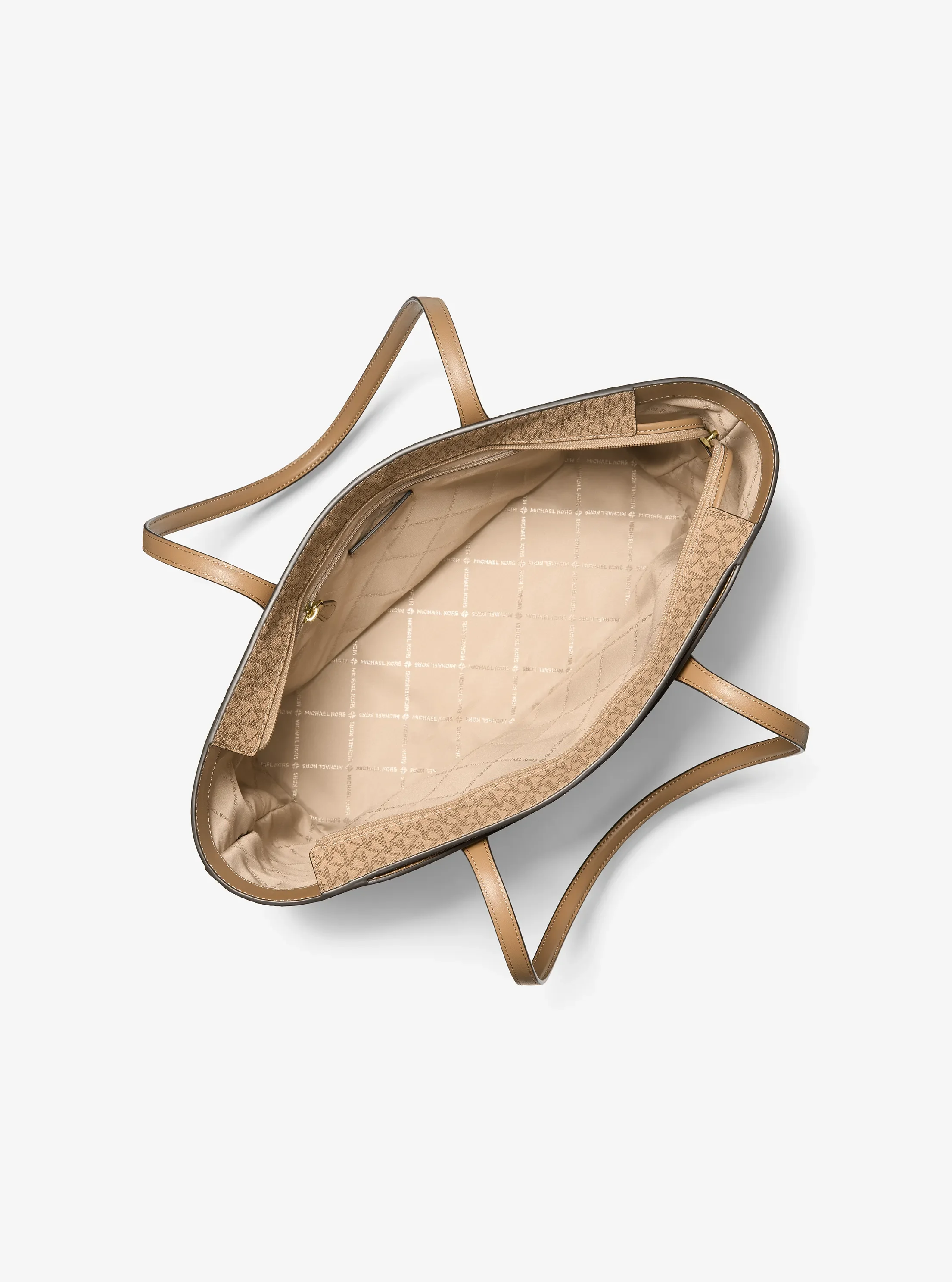 Женская сумка Michael Kors Arden Large Pebbled Leather, цвет: Верблюжий — фото 2
