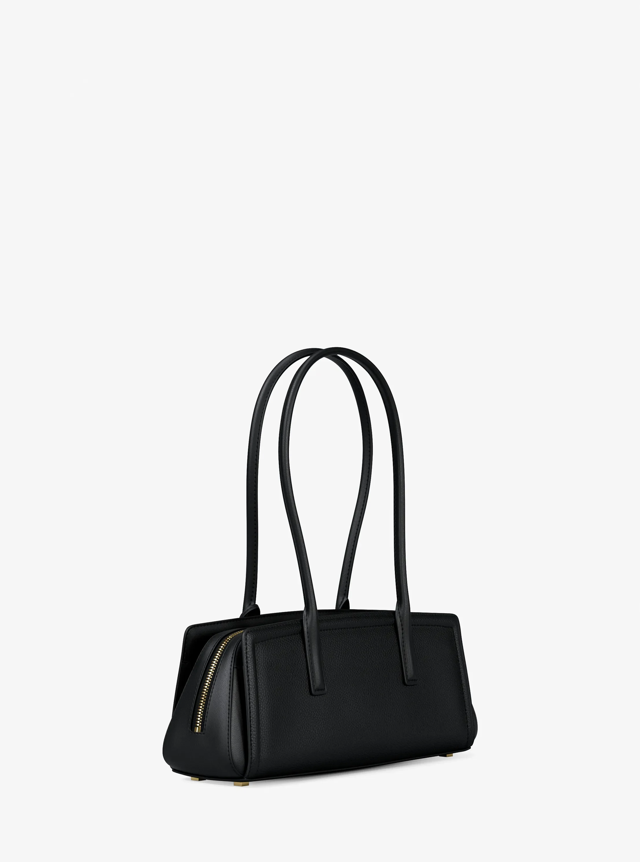 Женская сумка Michael Kors Laila Small Leather Shoulder, цвет: Чёрный — фото 3