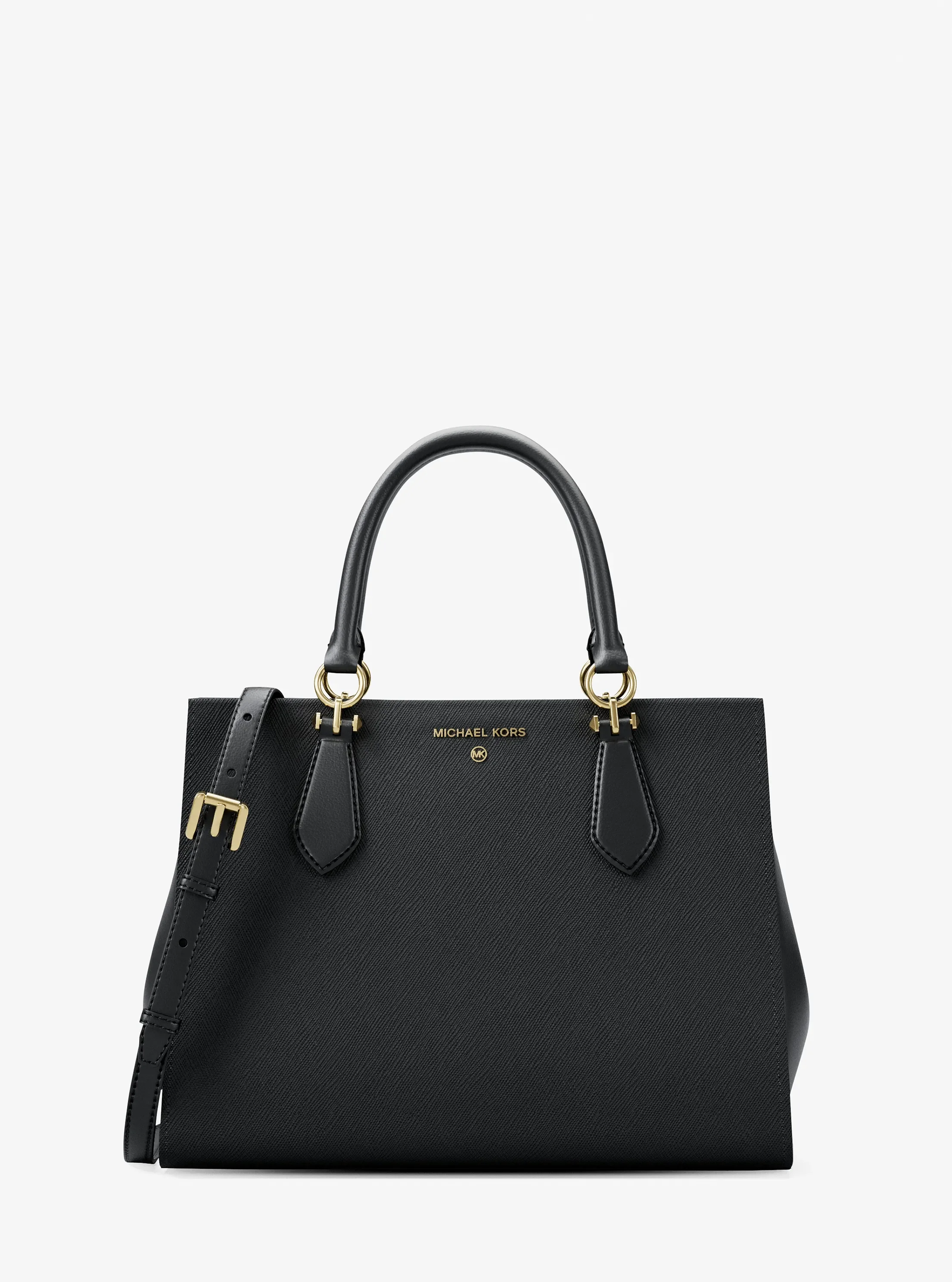 Michael Kors Marilyn Medium Saffiano Leather Satchel