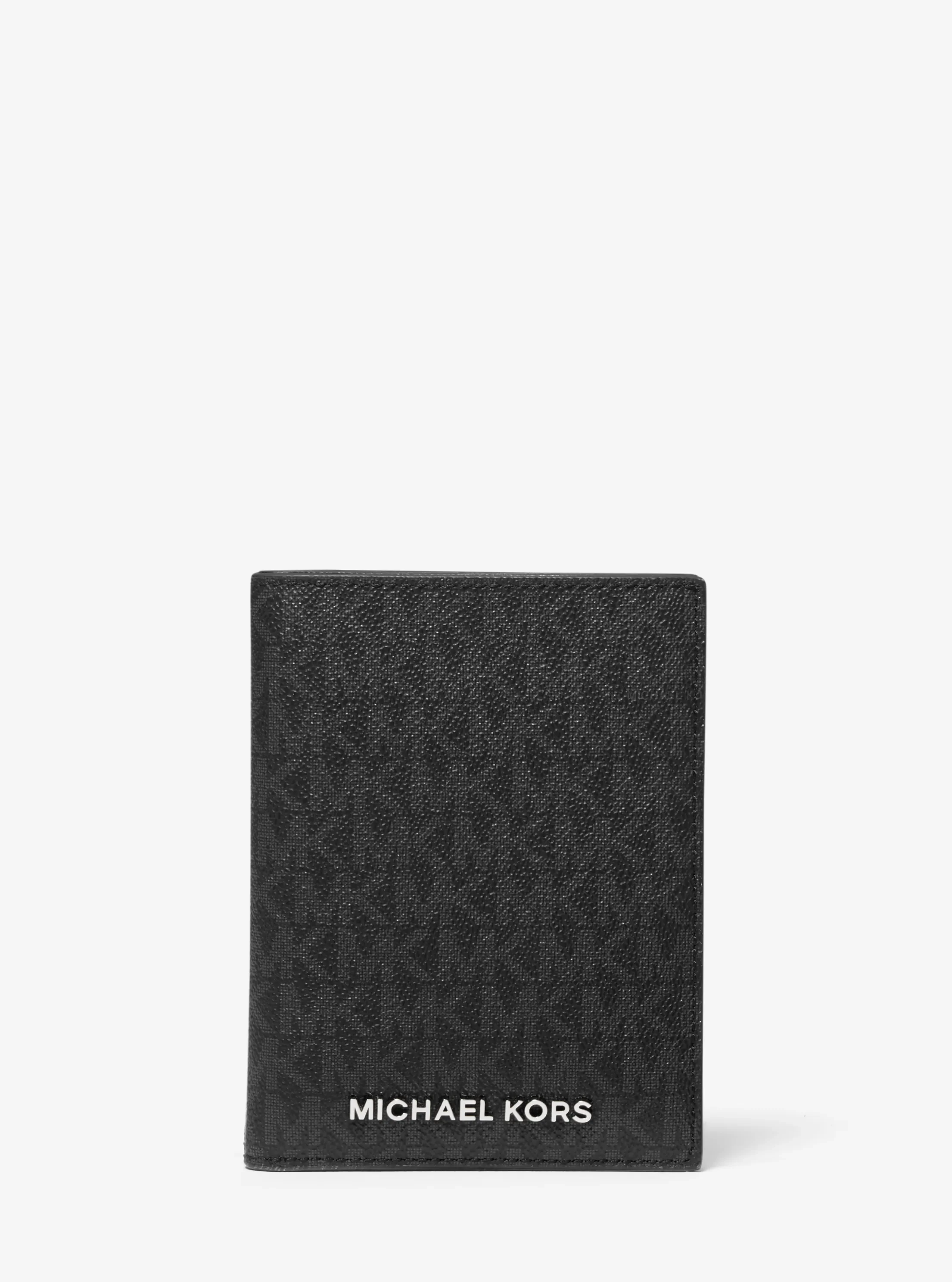 Сумки Michael Kors Jet Set Travel Medium Signature Logo Passport Case