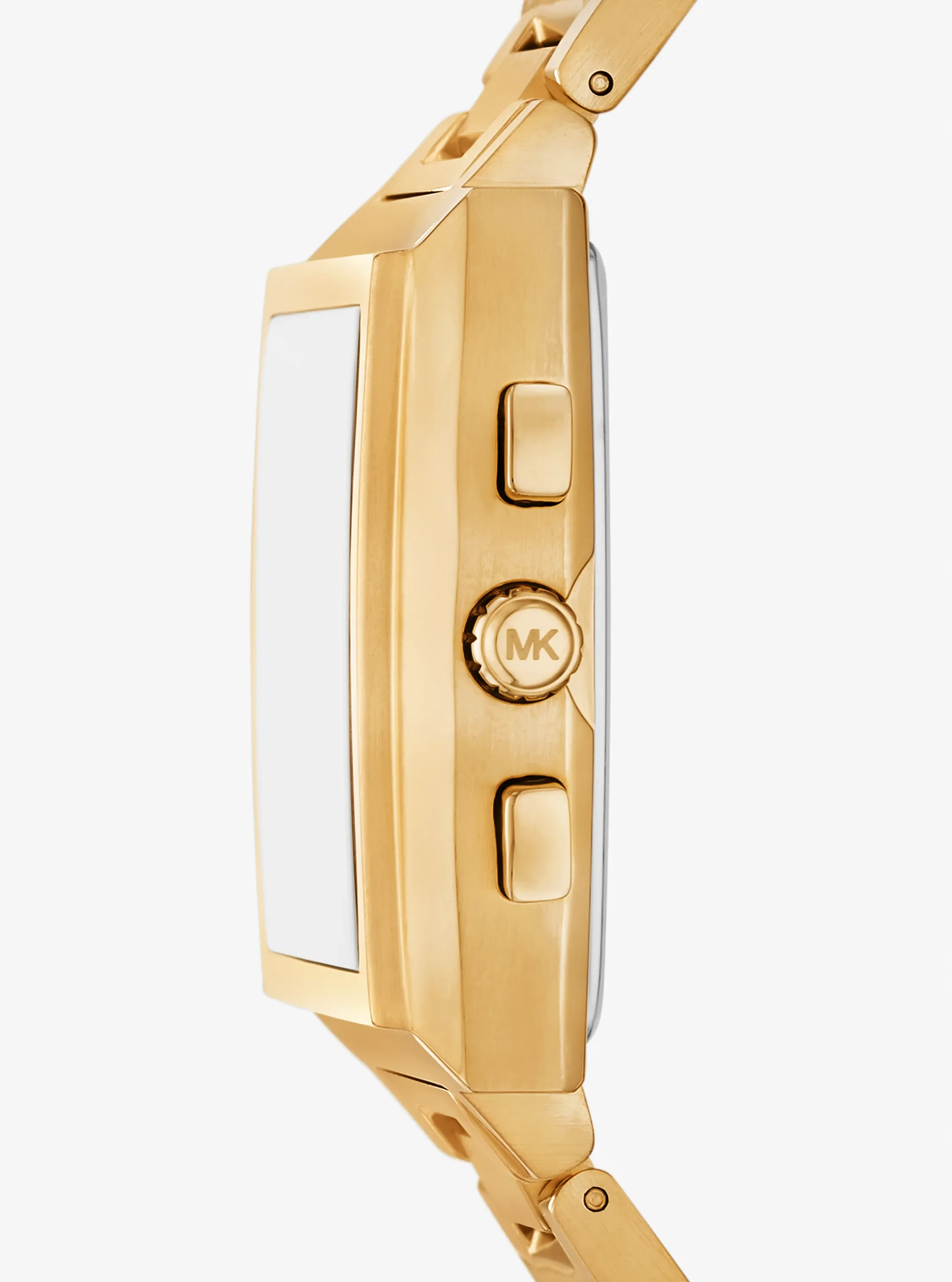 Мужские часы Michael Kors Oversized Rhys Gold-Tone Watch, цвет: Золотой — фото 2