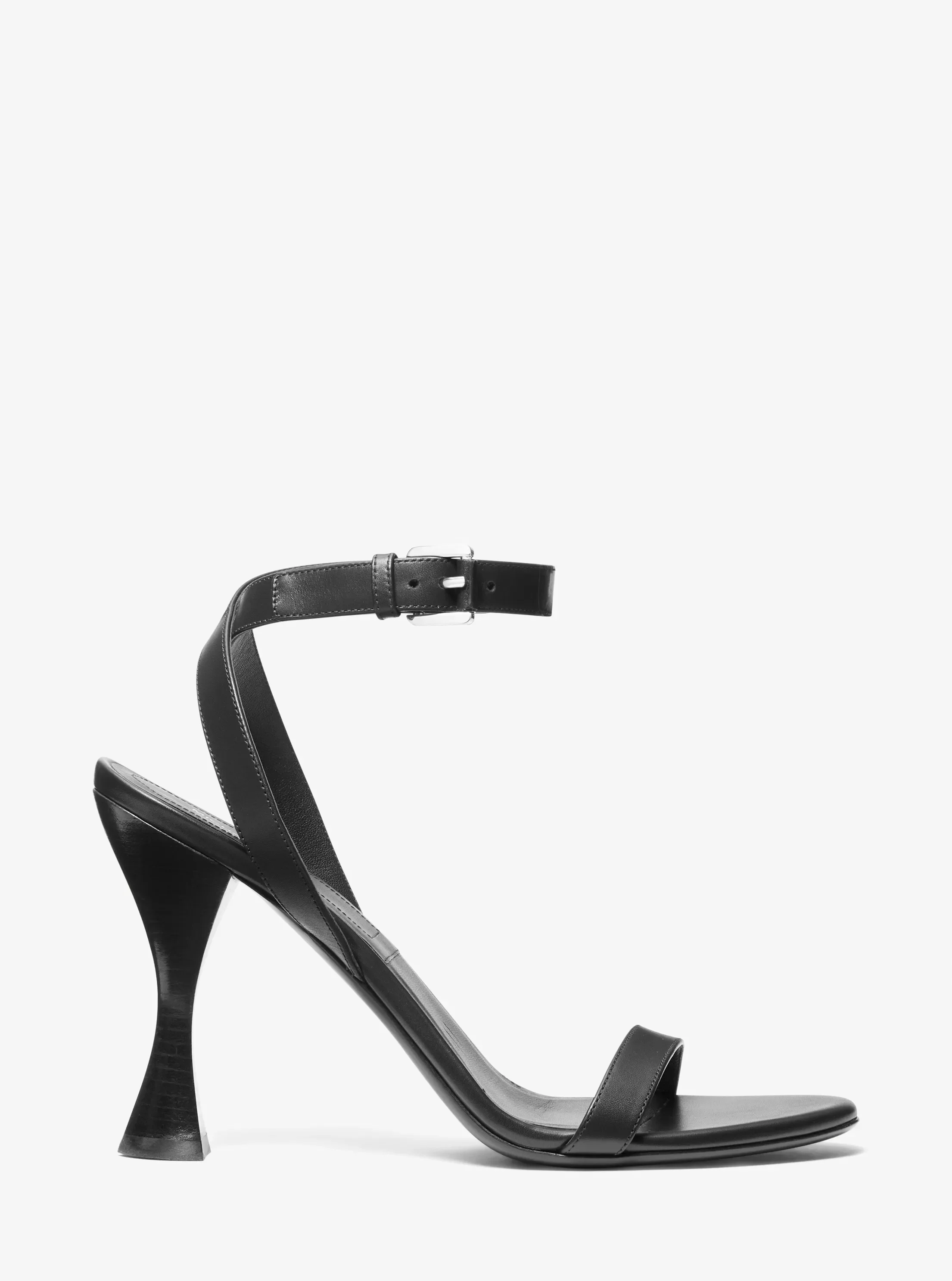 Женские сандалии Michael Kors Bianca Leather Sandal, цвет: Чёрный — фото 2