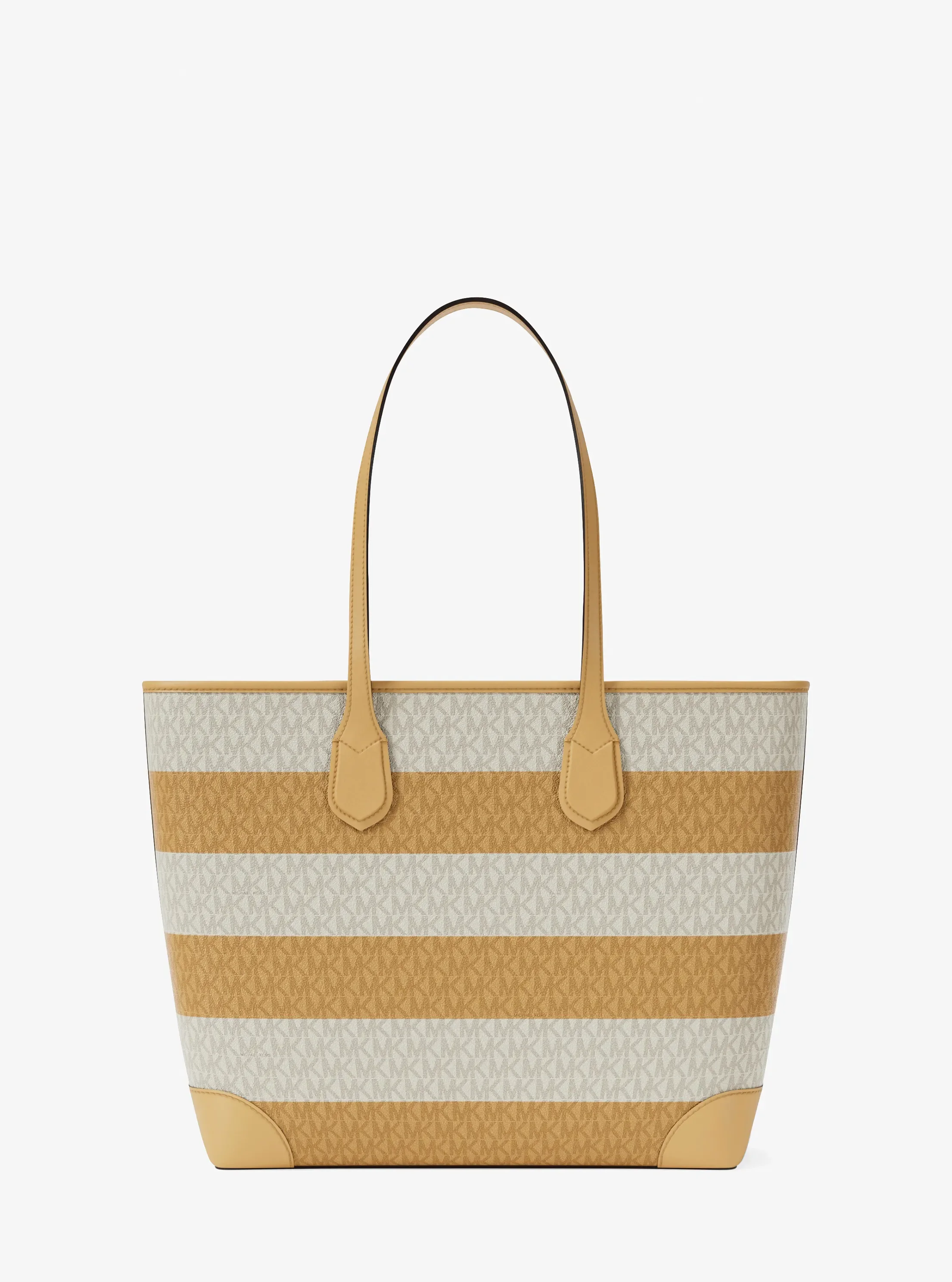 Michael Kors Eva Large Striped Signature Logo Tote Bag — фото 5