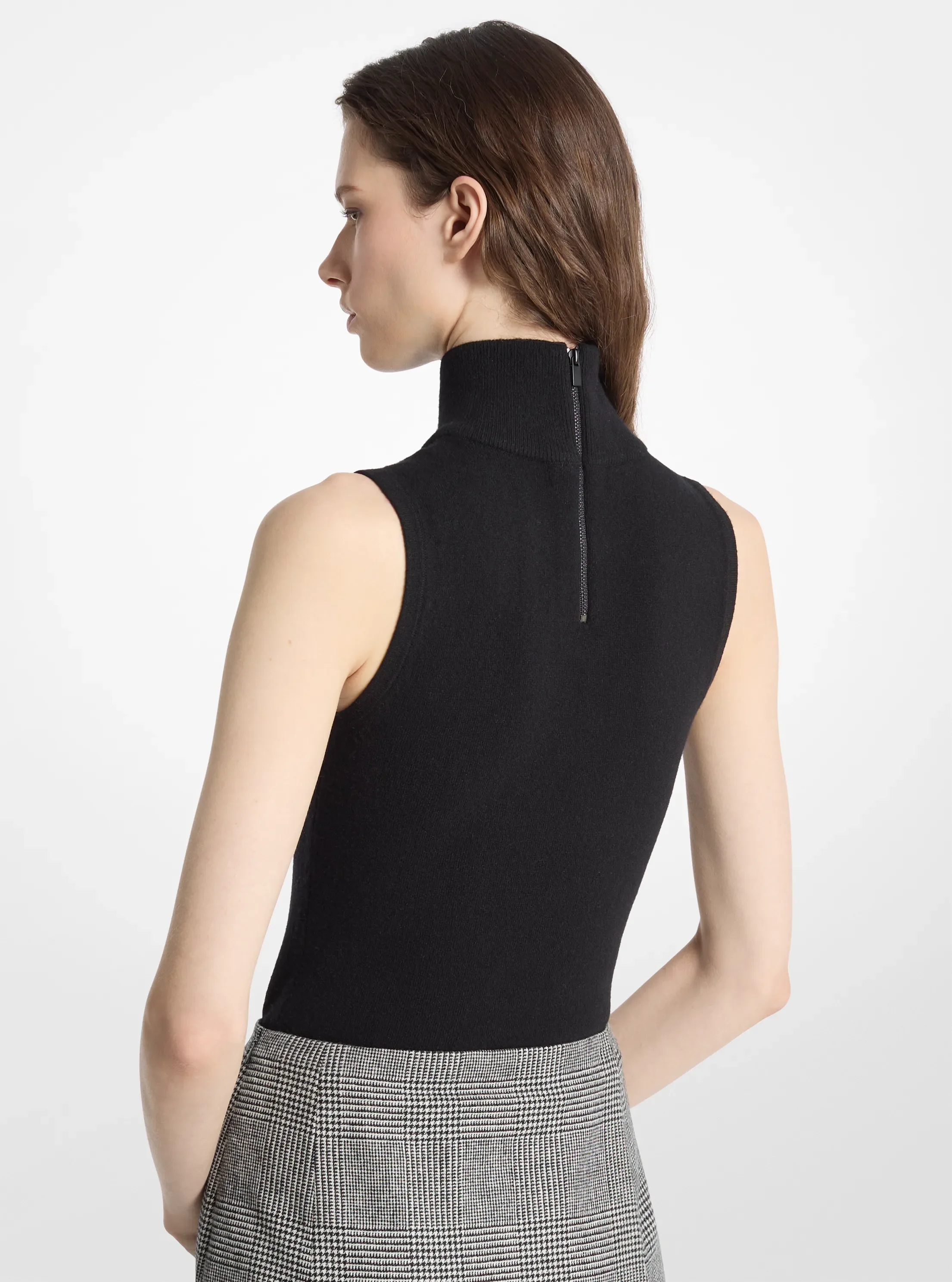 Michael Kors Cashmere Blend Turtleneck Bodysuit — фото 2