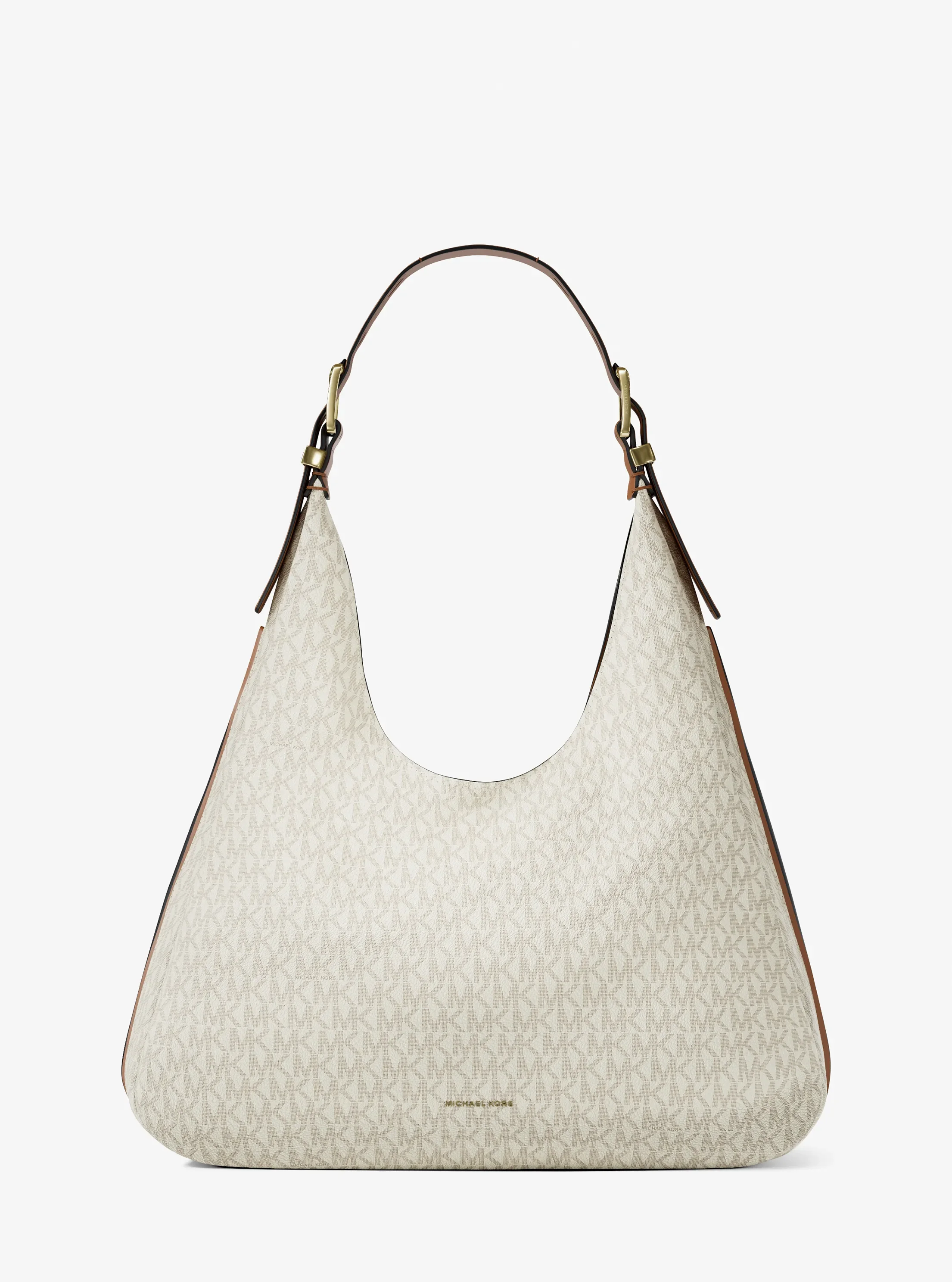 Michael Kors Nolita Large Signature Logo Hobo Shoulder Bag