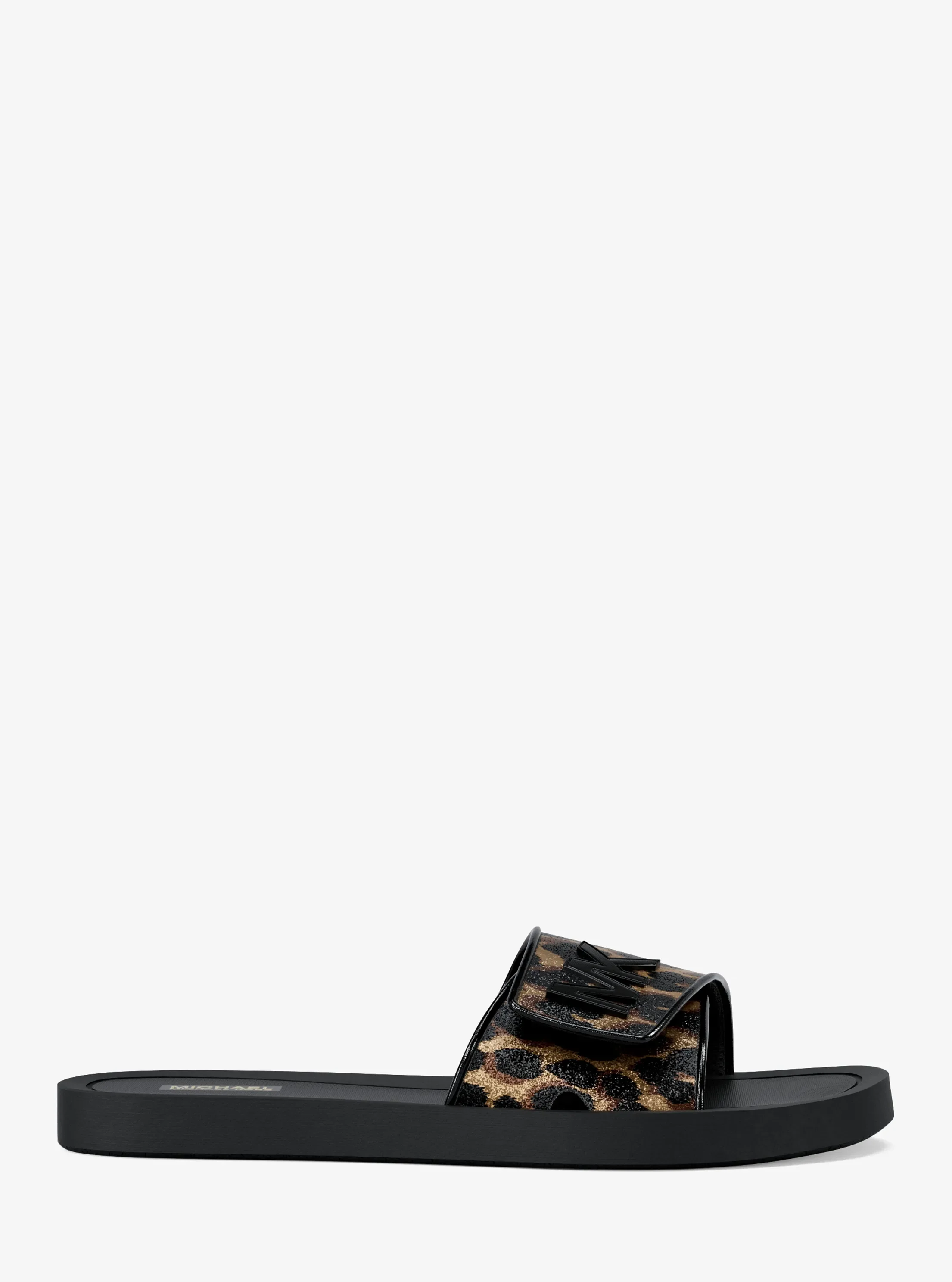 Сандалии Michael Kors Palmer Cheetah Print Slide Sandal, цвет: Верблюжий — фото 2