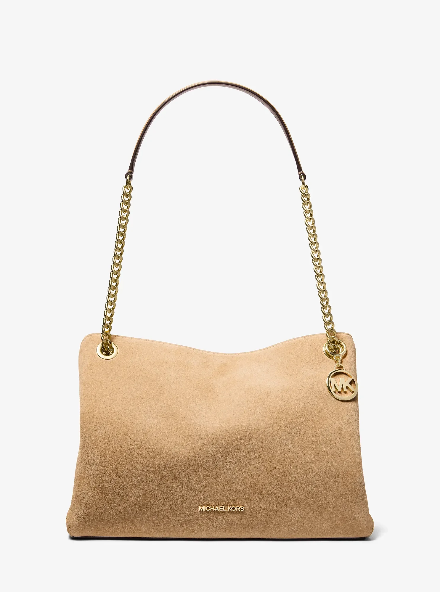 Michael Kors Christina Medium Suede Messenger Bag