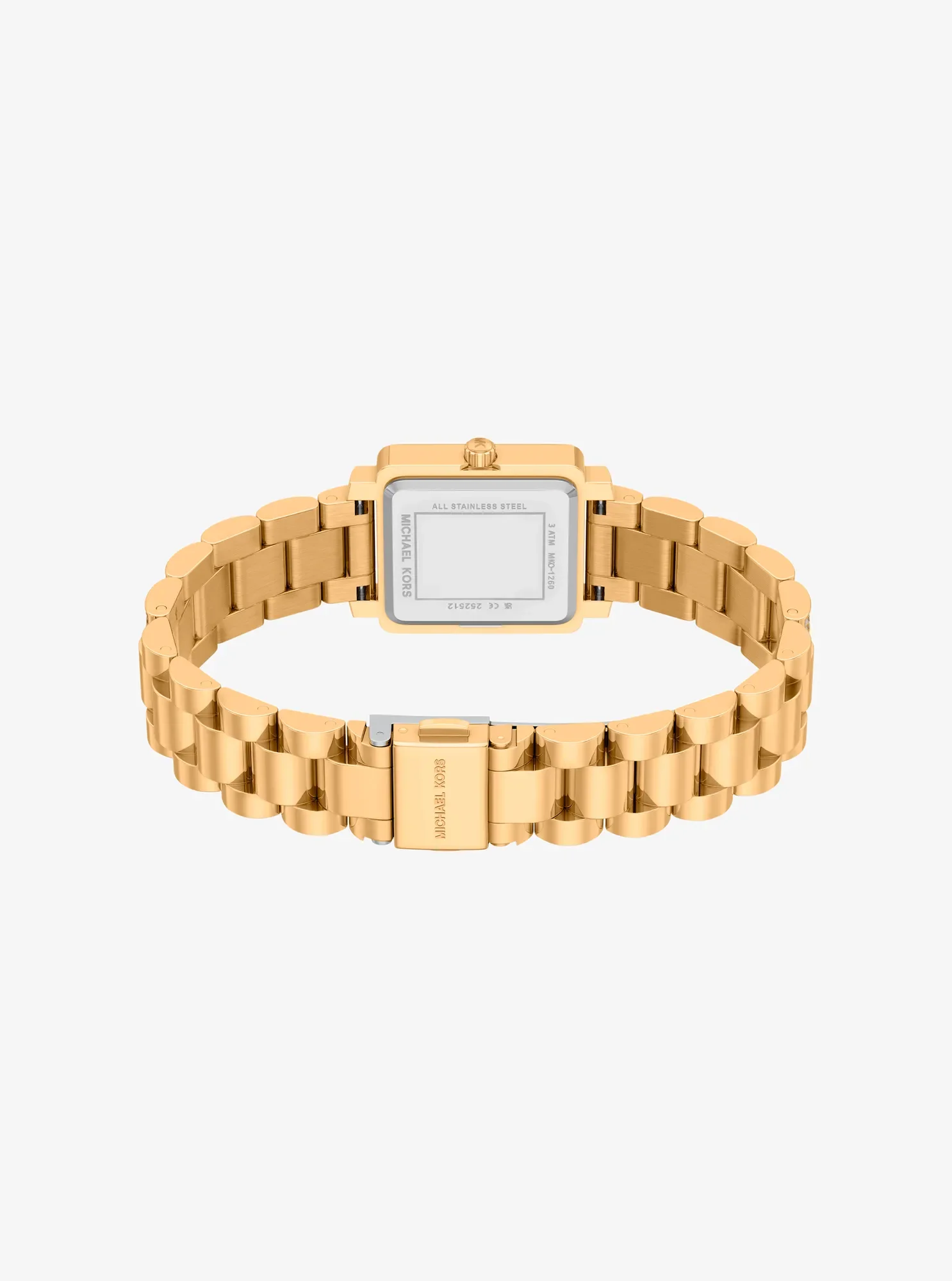 Часы Michael Kors Petite Gwynn Pavé Gold-Tone Watch, цвет: Золотой — фото 4