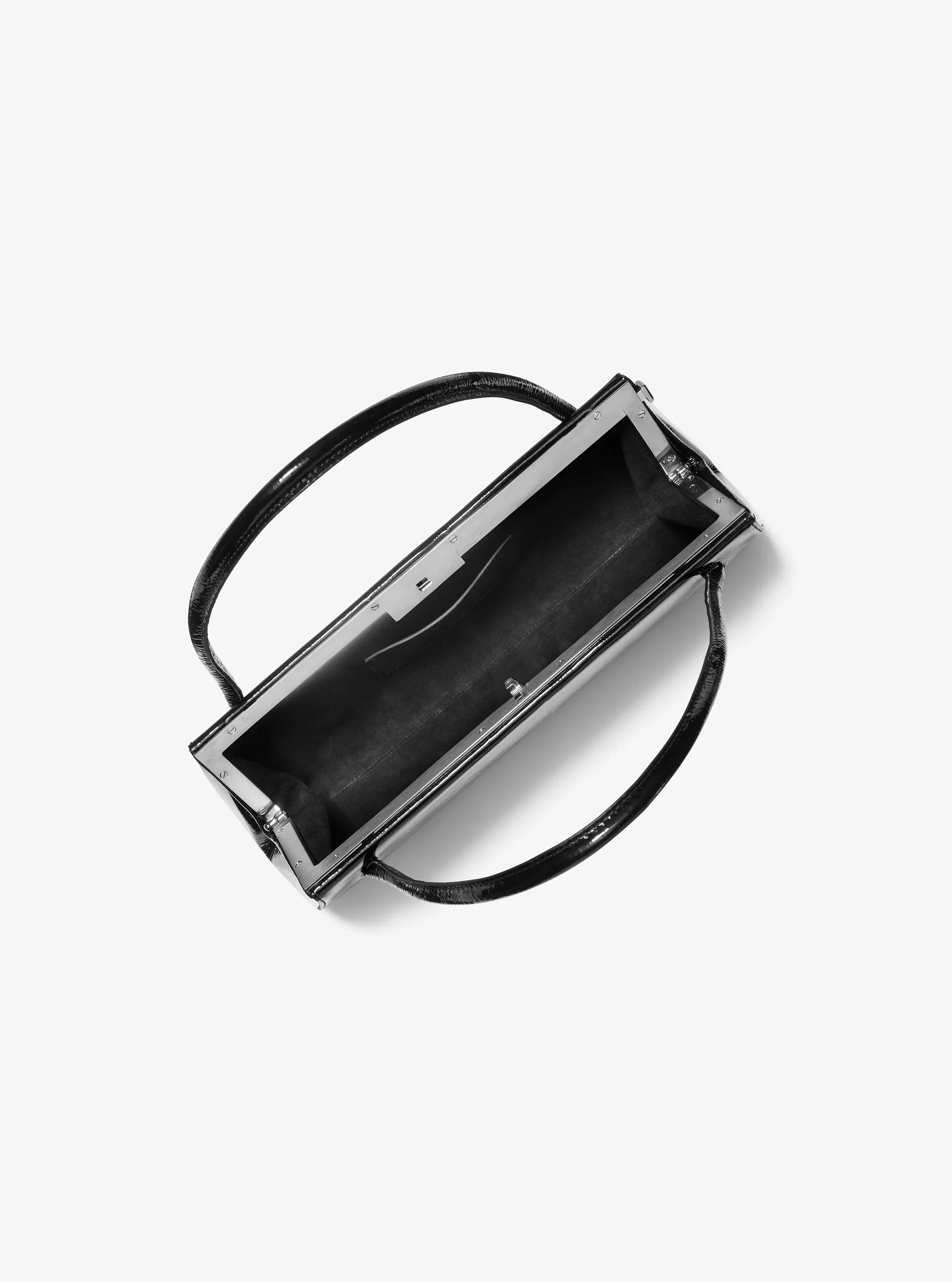 Женские сумки Michael Kors Anna Slim Patent Leather Frame — фото 2