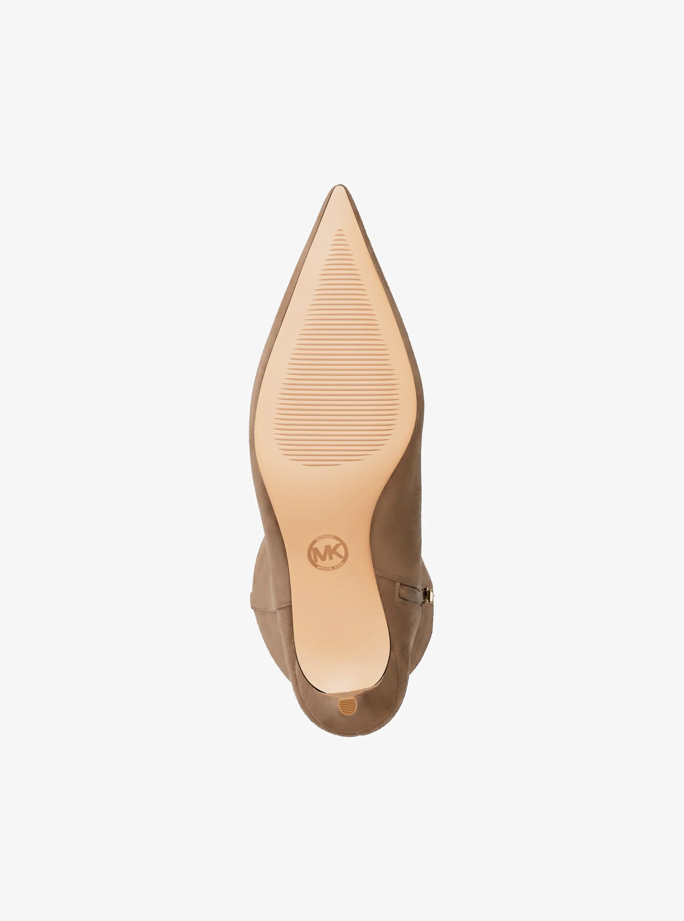 Ботинки Michael Kors Nalia Microsuede Kitten Heel Boot, цвет: Верблюжий — фото 6