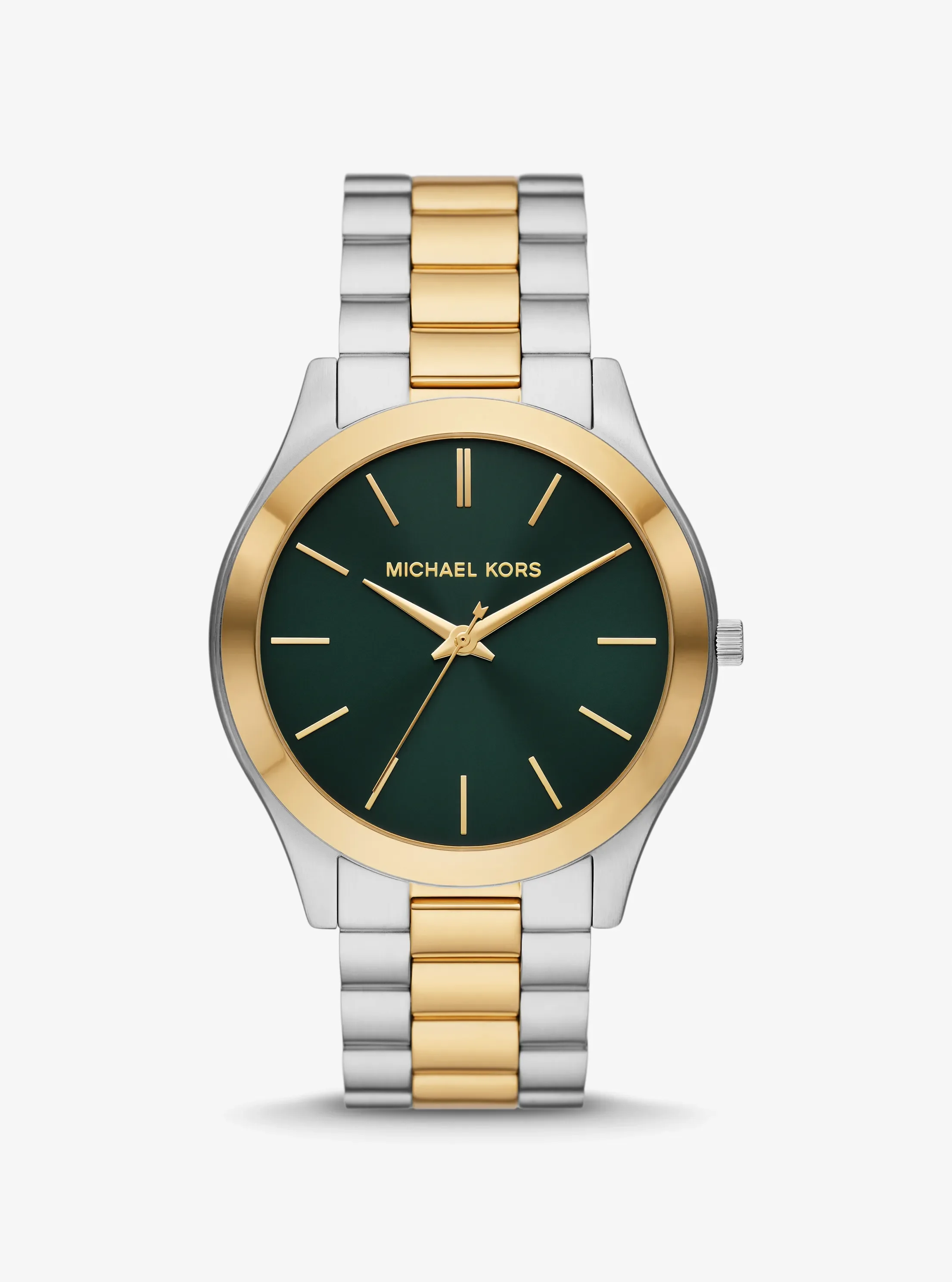 Мужские часы Michael Kors Oversized Slim Runway Two-Tone Watch, цвет: Двухцветный