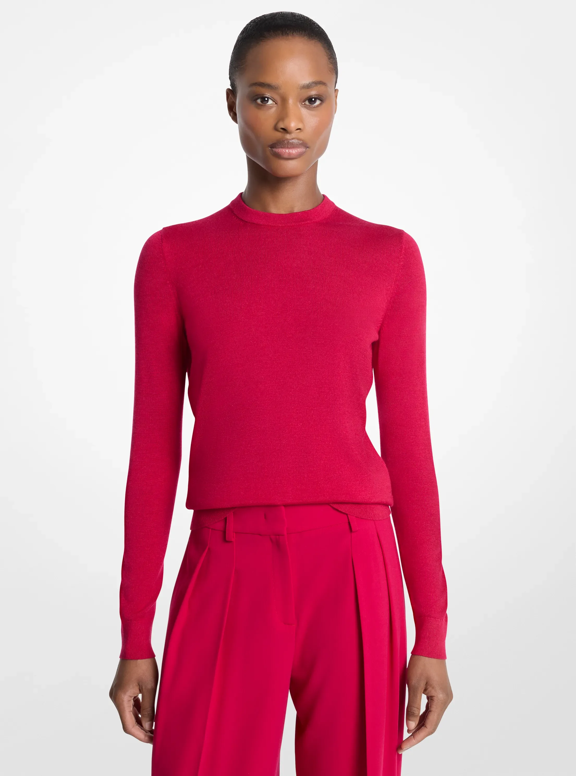 Женские свитеры Michael Kors Cashmere and Wool Blend Sweater