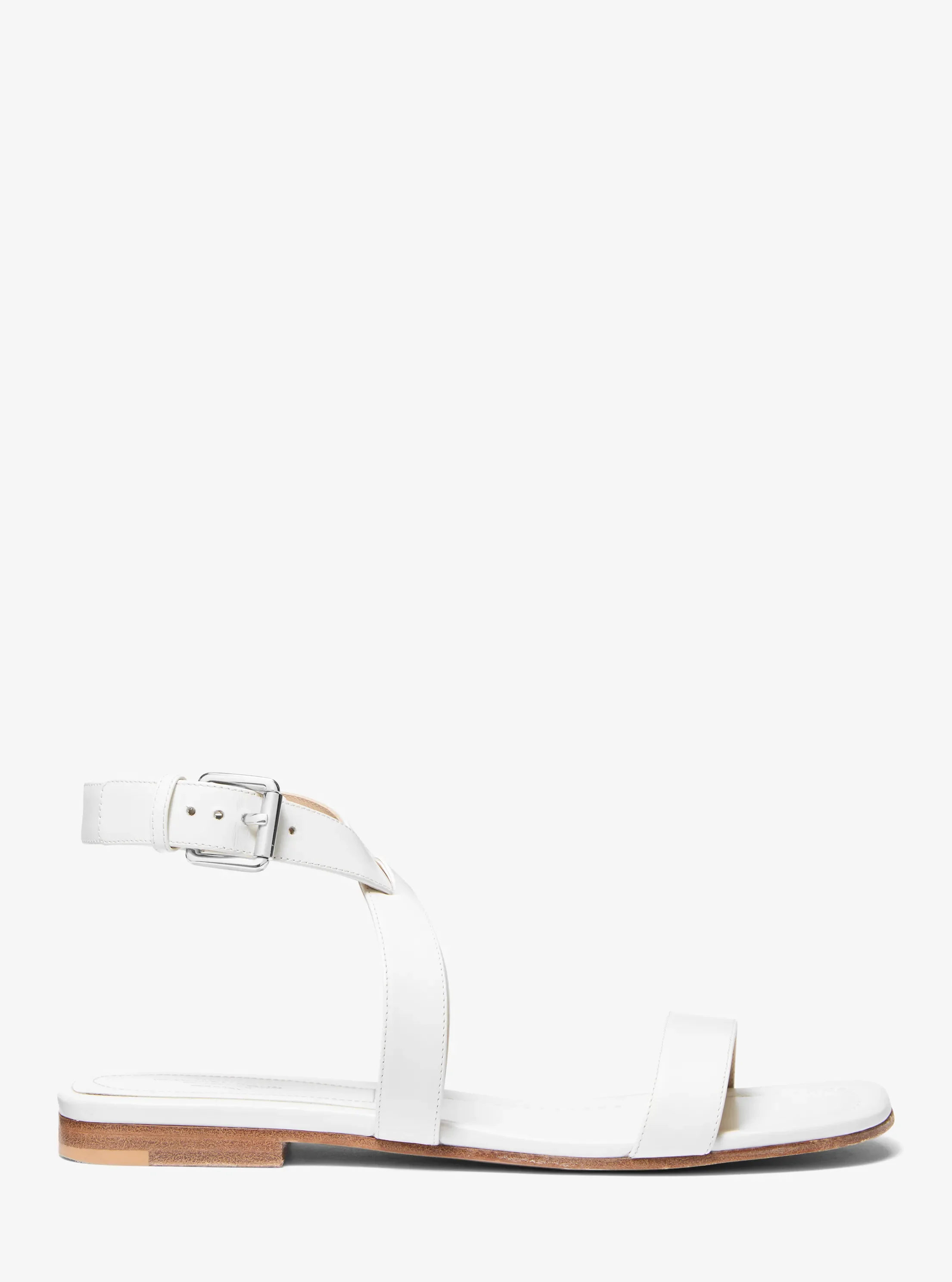 Сандалии Michael Kors Bridgette Leather Sandal, цвет: Оптический белый — фото 2