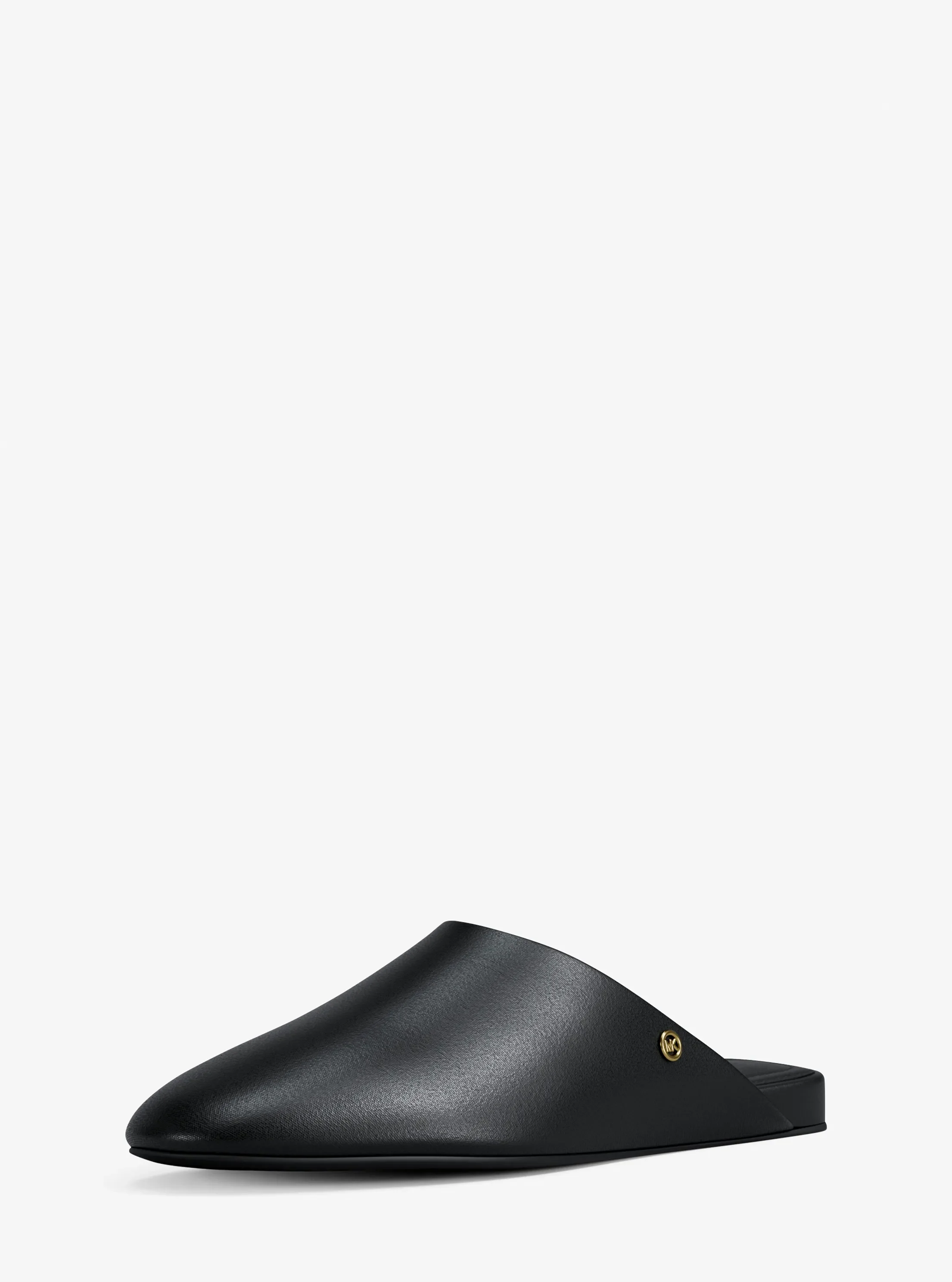 Женские сабо Michael Kors Cady Leather Mule, цвет: Чёрный — фото 7