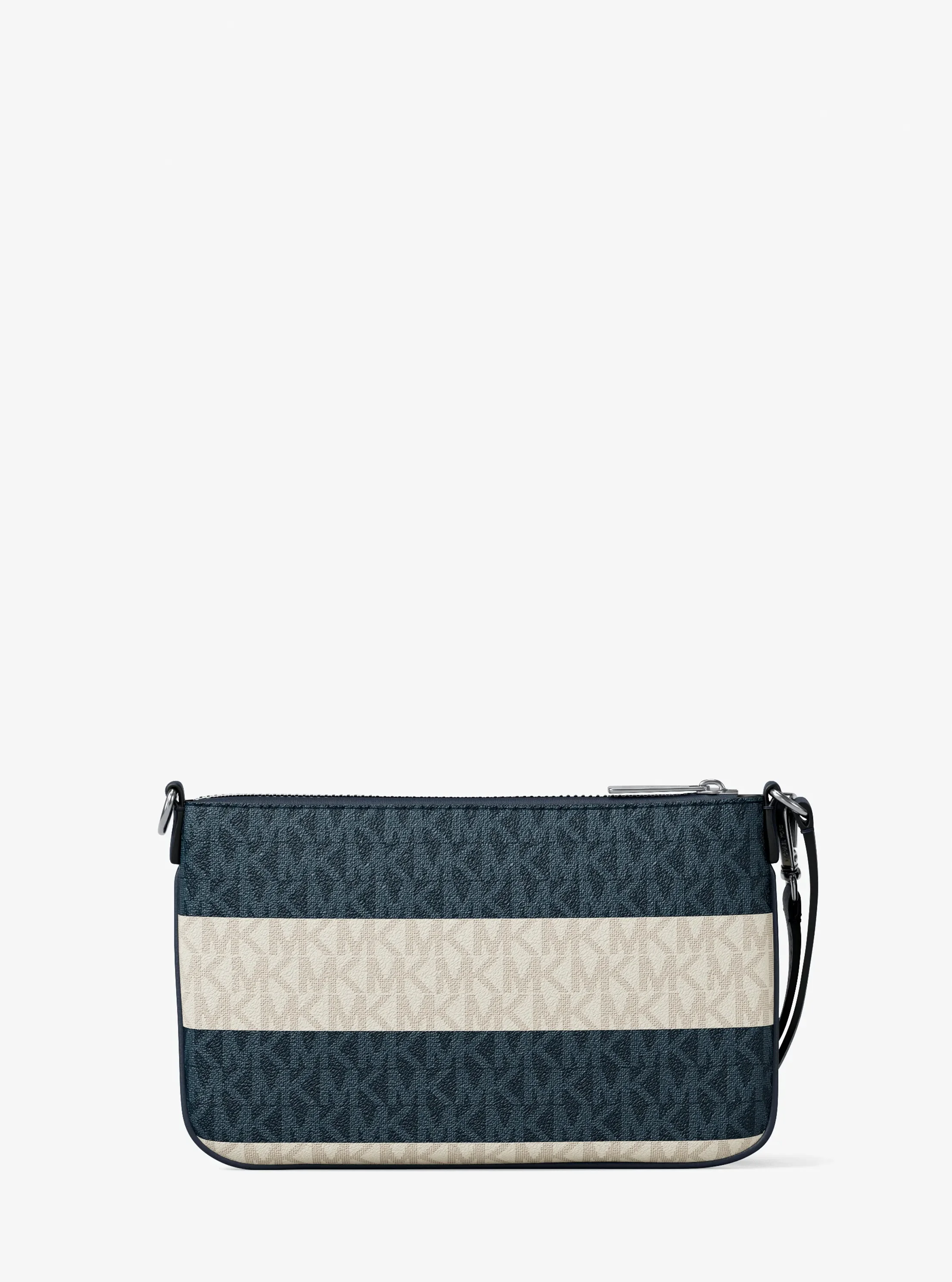 Сумки Michael Kors Jet Set Travel Striped Signature Logo Convertible Wristlet — фото 3