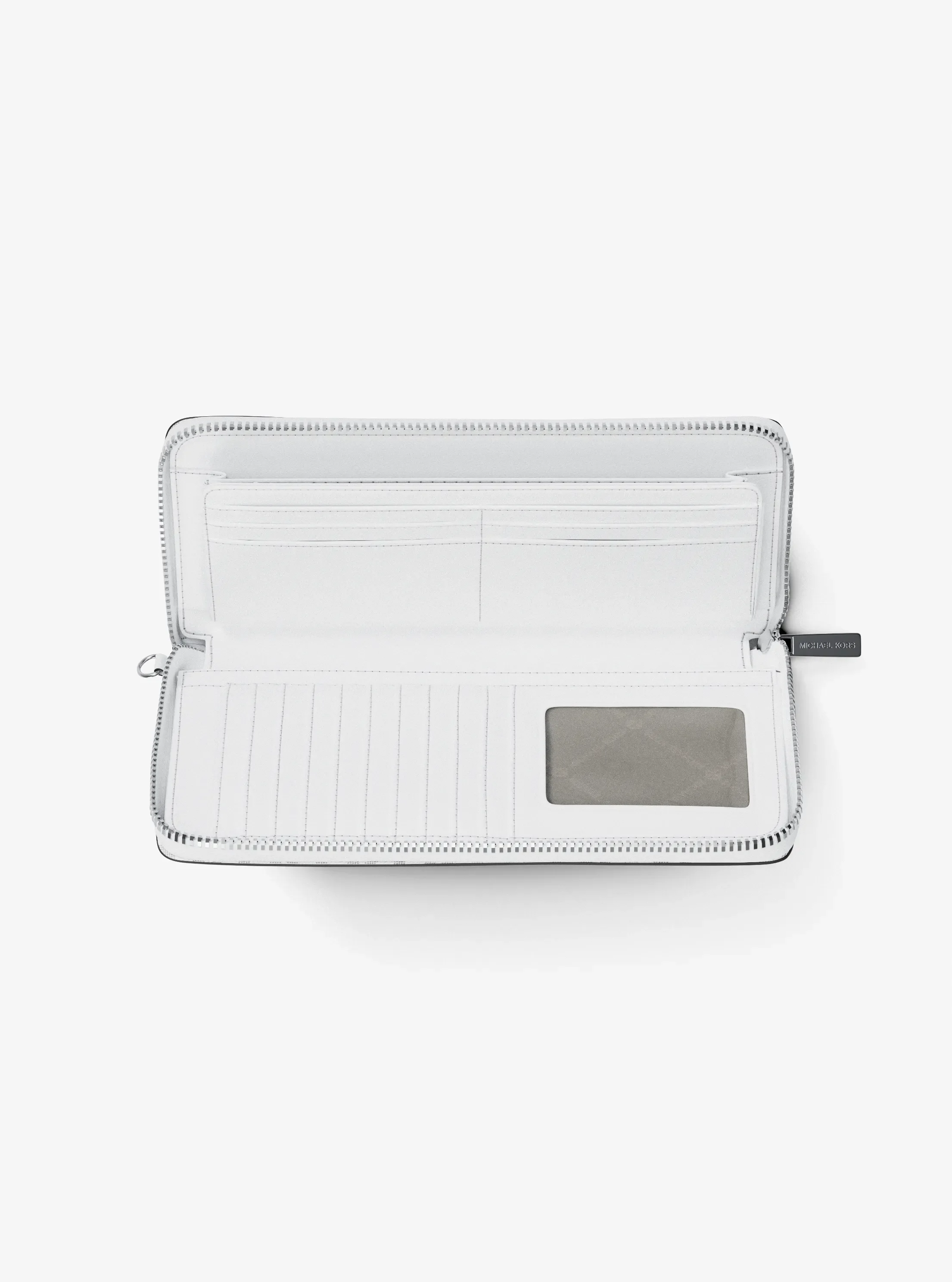Кошельки Michael Kors Jet Set Large Signature Logo Continental Wallet — фото 2