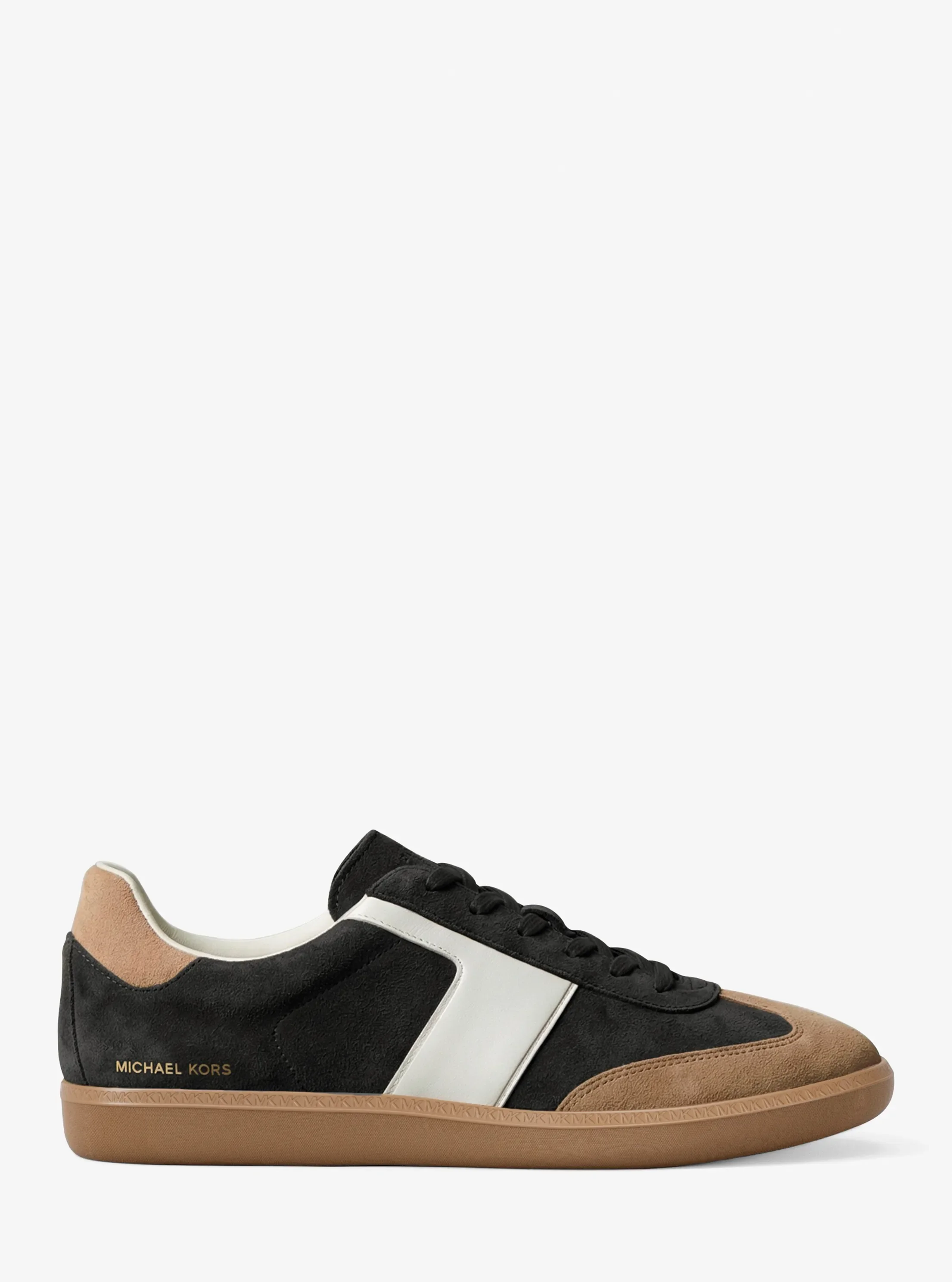 Женские кроссовки Michael Kors Jovie Color-Block Suede, цвет: Чёрный комбинированный — фото 2