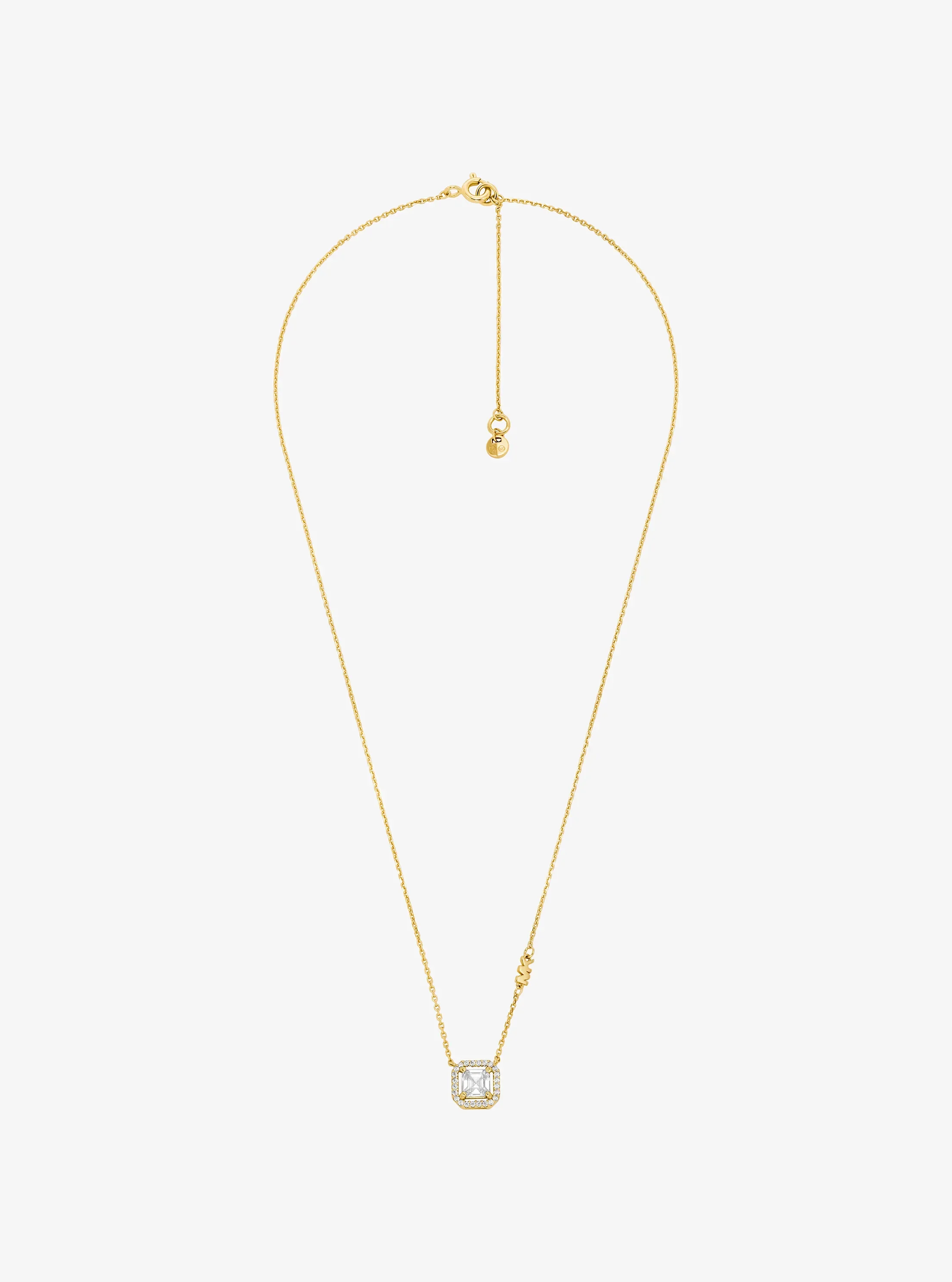 Женское колье Michael Kors Precious Metal-Plated Sterling Silver Pavé, цвет: Золотой