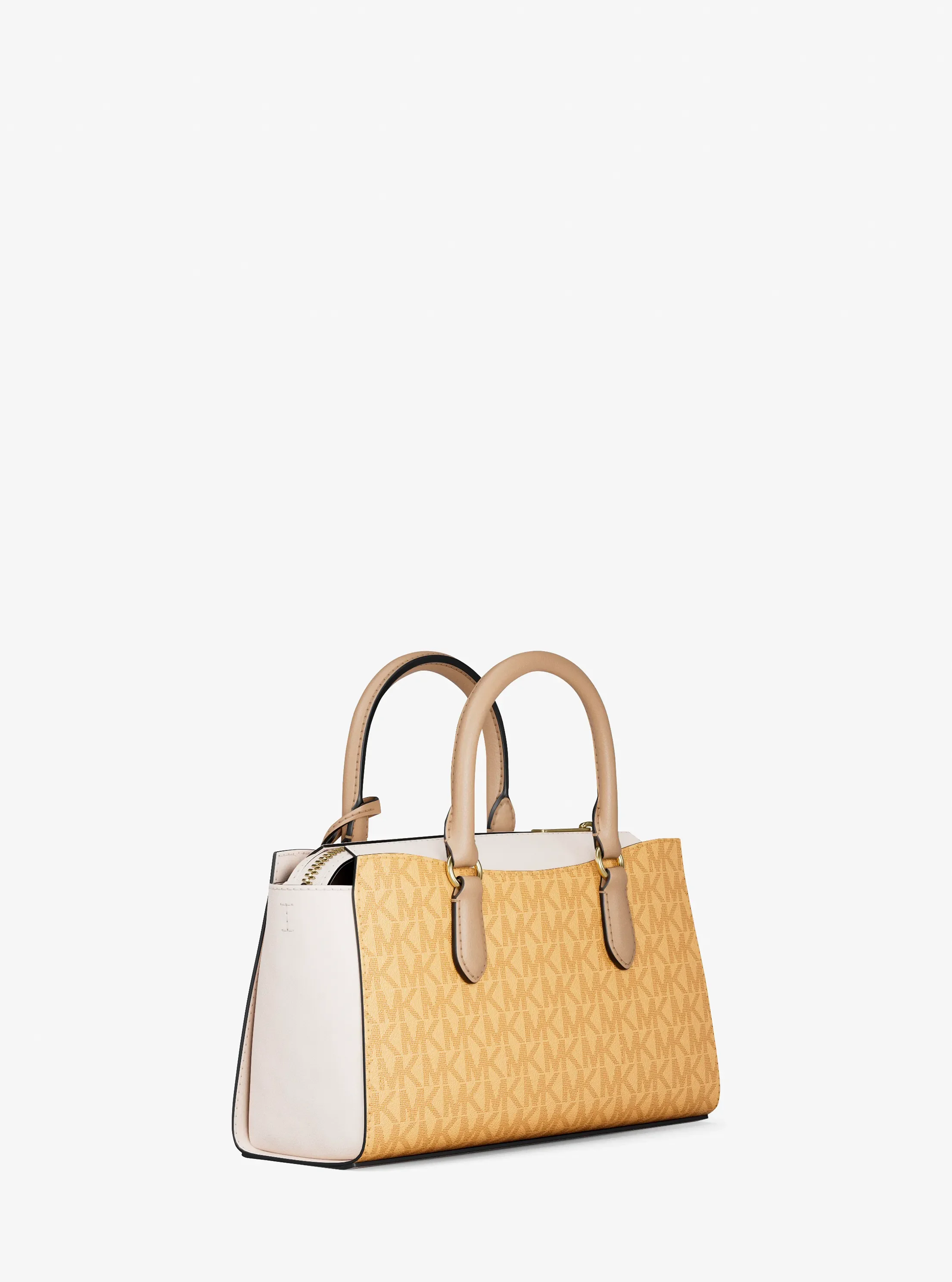 Сумки Michael Kors Arden Small Color-Block Signature Logo Messenger — фото 3